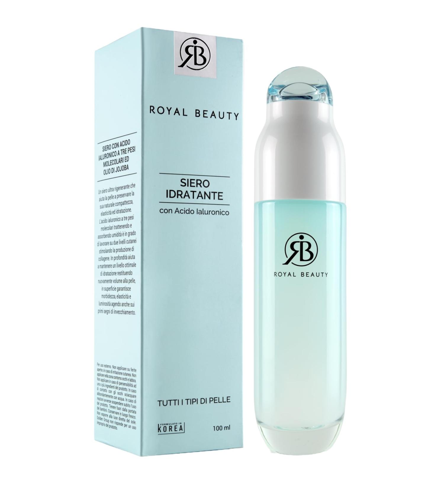  Royal Beauty Royal Beauty Hyaluronic Acid Hydrating Serum for all skin types 100 ml - Buy Online on GoSupps.com