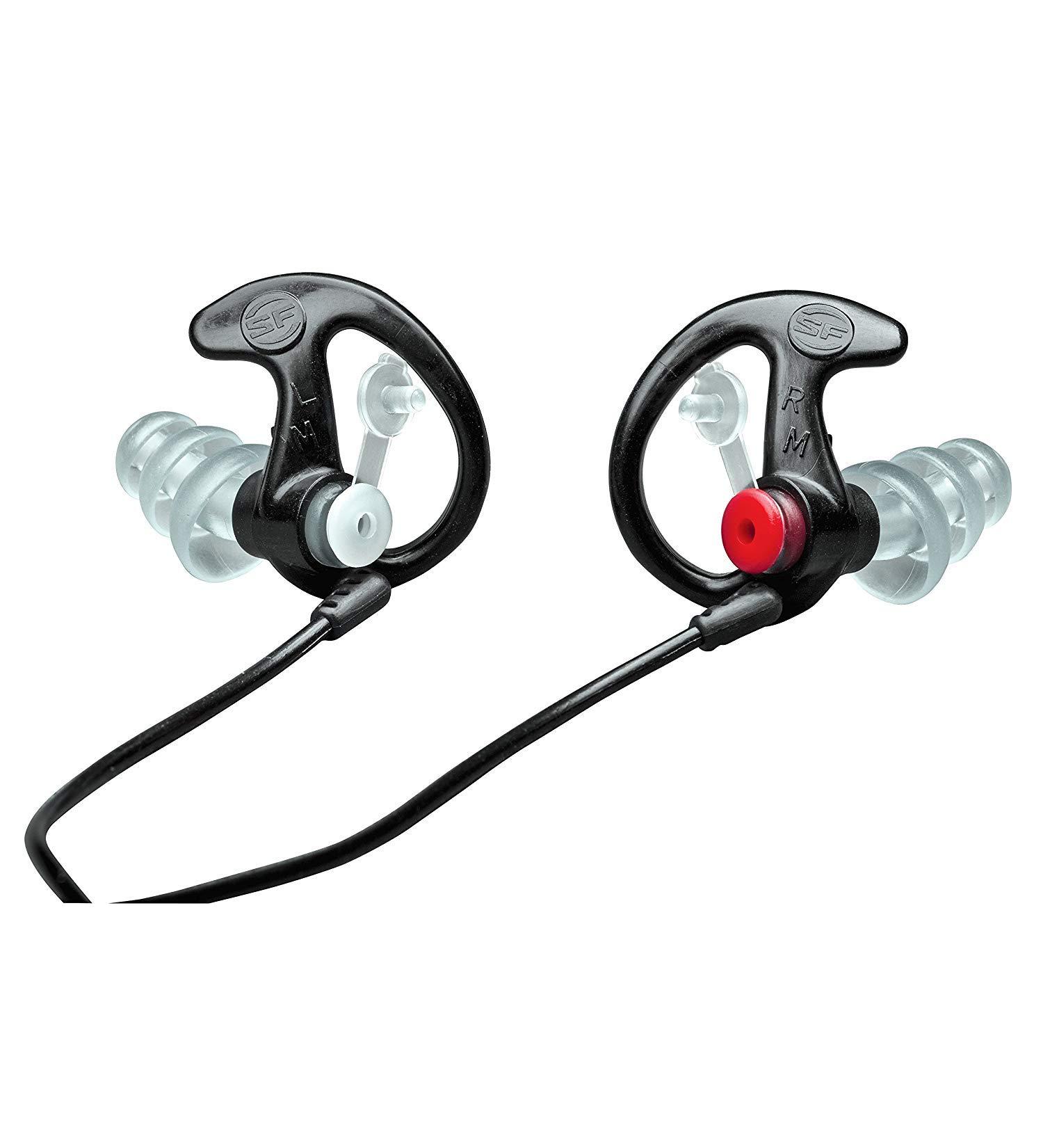 SureFire EP4 Sonic Defenders Plus Earplugs - Medium, Black, Reusable, Triple Flanged - Buy Online on GoSupps.com