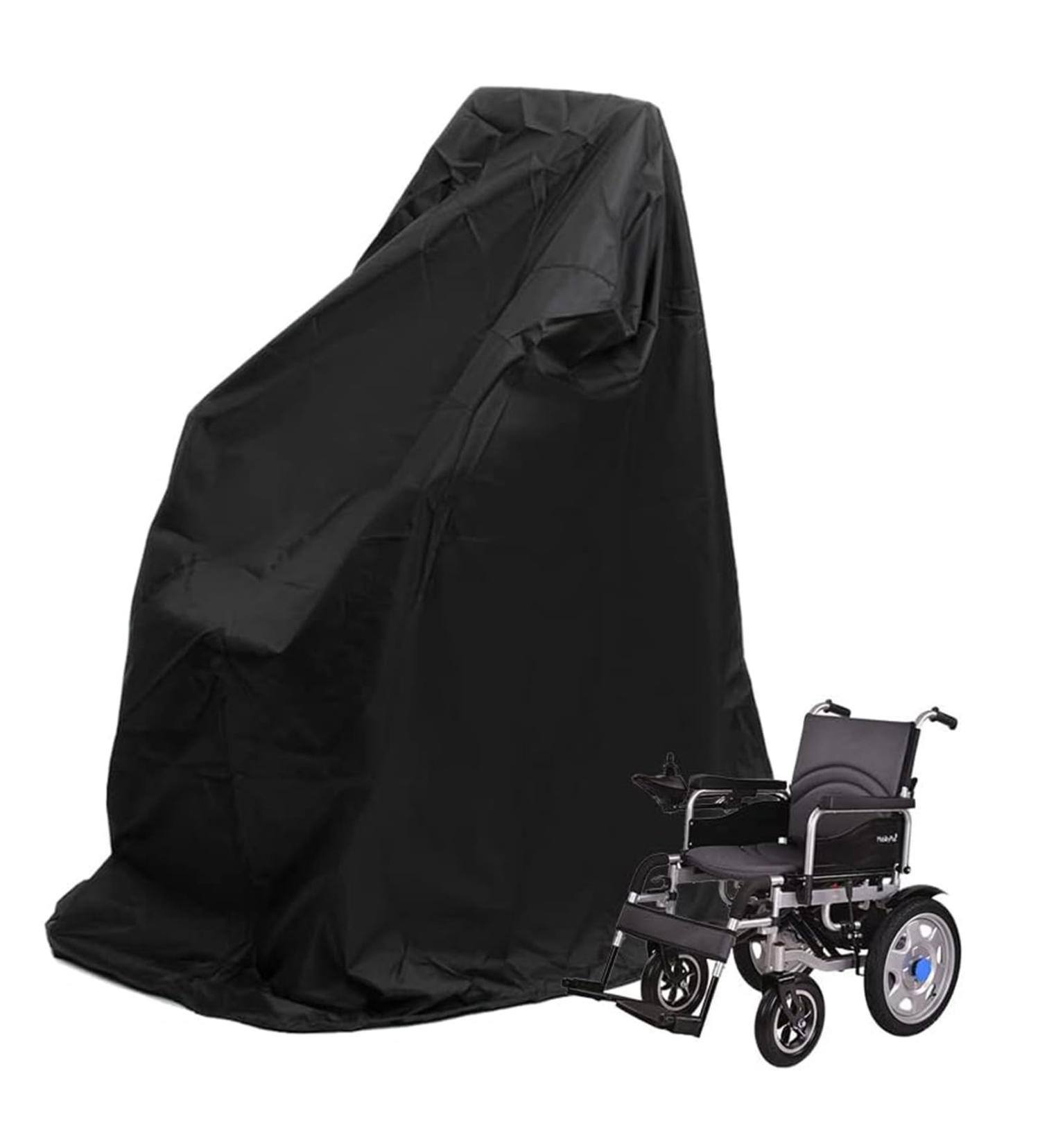 Wheelchair Cover | Mobility Scooter Cover Wheelchair Dust Cover | Waterproof Wheelchair Protection Cover | Wheelchair & Scooter Storage Protective Cover (115x75x130cm Black) 115x75x130cm Black - Buy Online on GoSupps.com