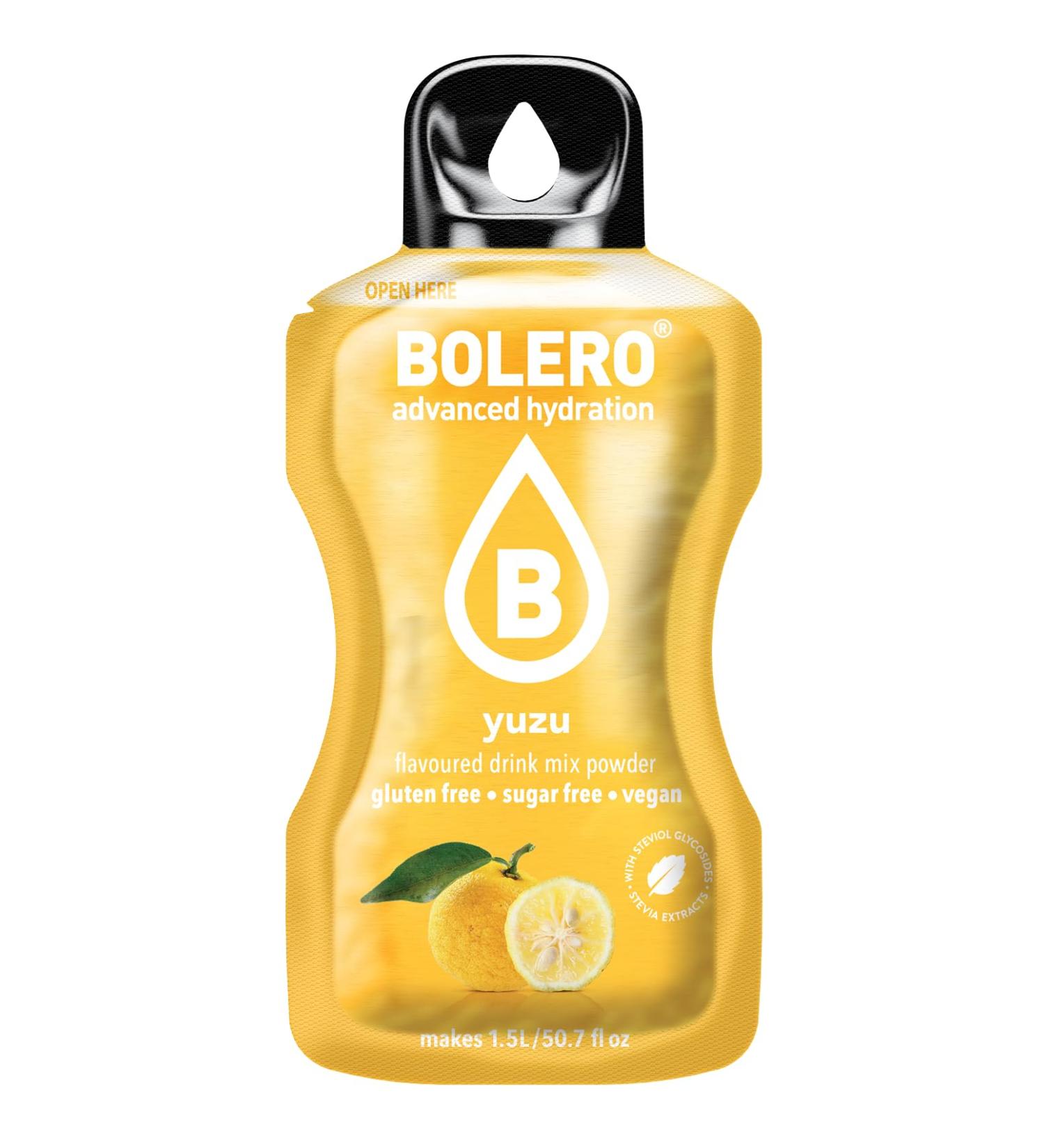 Bolero Advanced Hydration Sugar Free Instant Drink (YUZU) 9g x 12 sachets - Buy Online on GoSupps.com