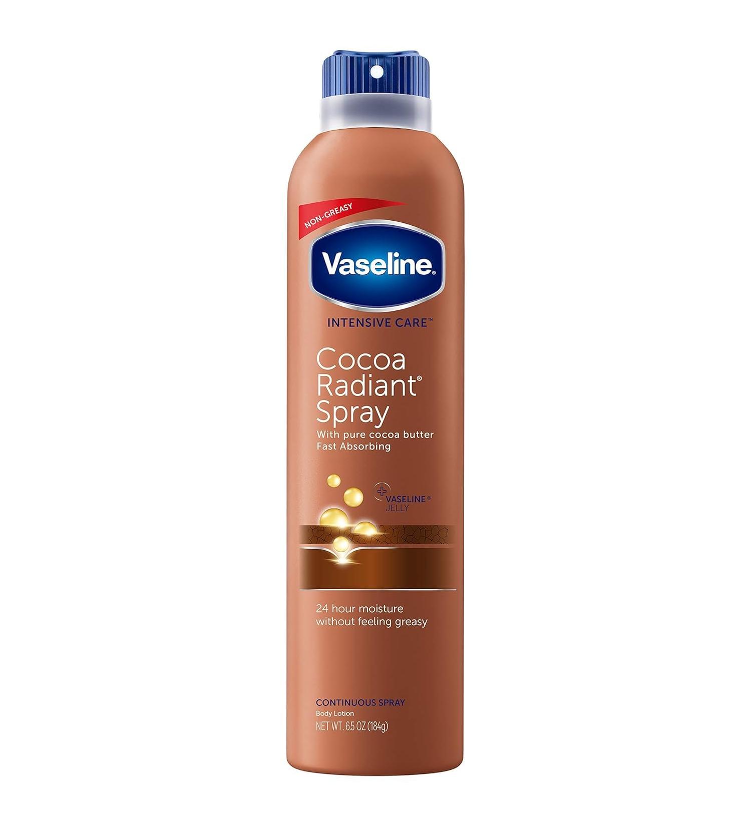 Vaseline Spray Lotion Cocoa Radiant 6.5 oz (Pack of 3) | Moisturizing Fast-Absorbing International Shipping - Buy Online on GoSupps.com
