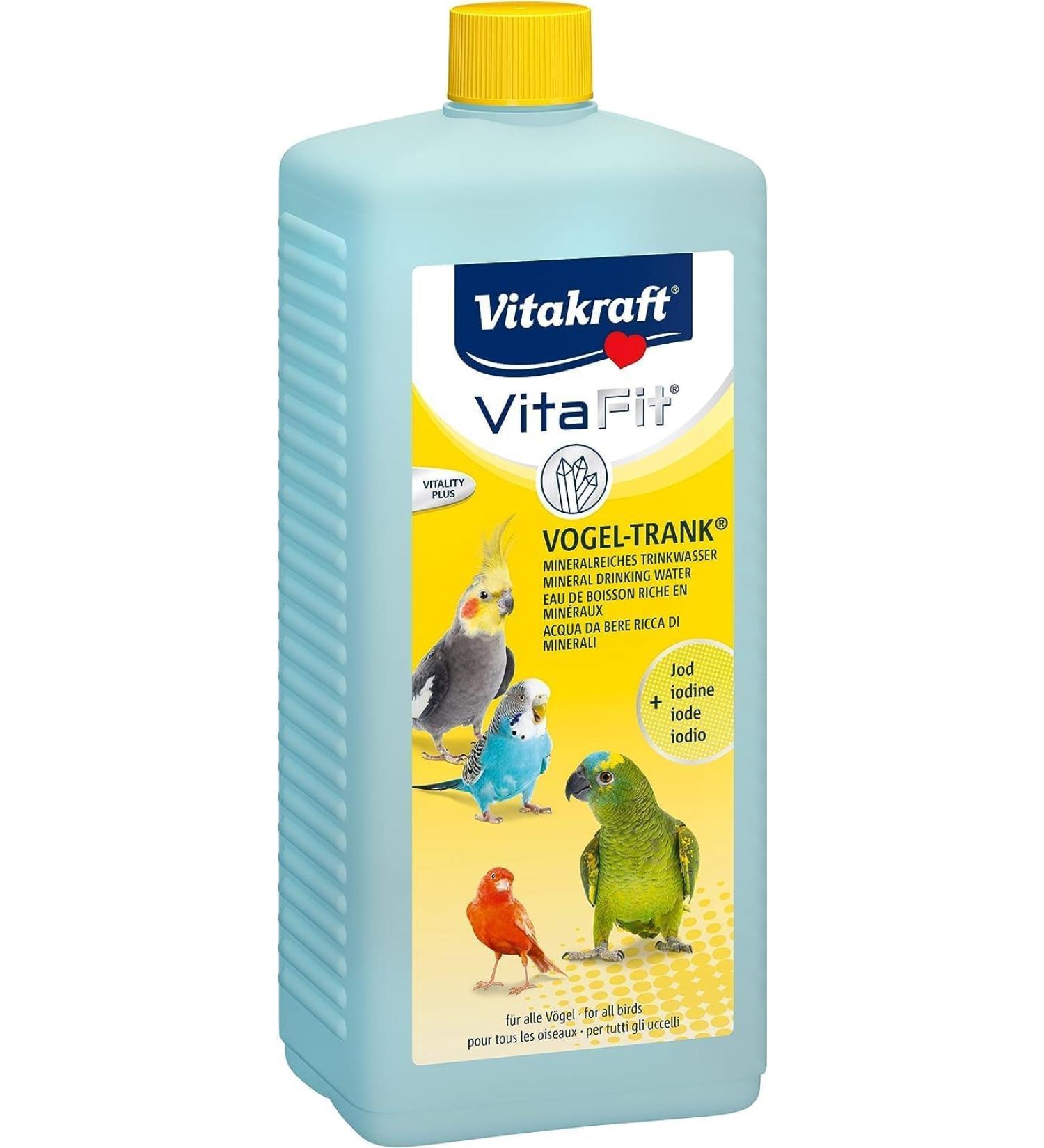 Virtue power bird's potion mineral -rich drinking water for home birds with iodine to support the metabolism for daily care (1x 1000ml)