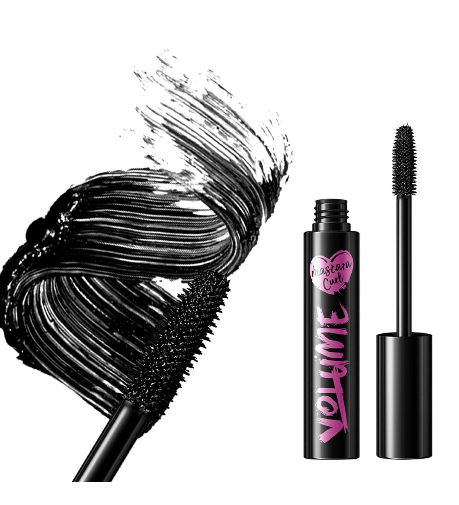 LDMZ Mascara Lash-Lengthening Black Mascara Washable Mascara Makeup Perfectly Defined Lashes Long-Stay No Clumping(Black) - Buy Online on GoSupps.com