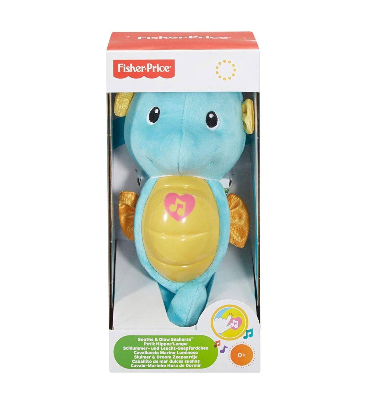 Fisher-Price Soothe and Glow Seahorse (Blue) - Calming Baby Toy - Buy Online on GoSupps.com