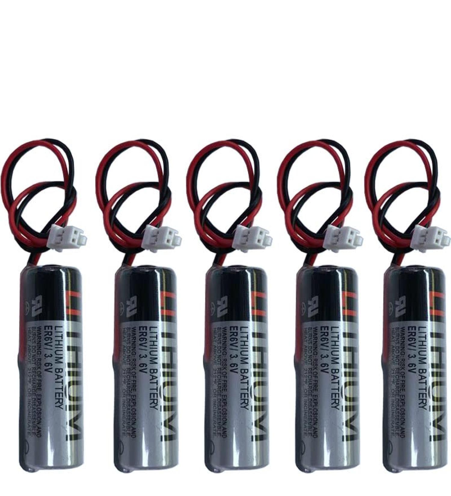 Buy 5 Pcs ER6VLY 2400mAh ER6V/3.6V Battery for Fuji NXT2 - High Performance Head Battery (H1021H NXT H12 V12 H24) | International Shipping Available - Buy Online on GoSupps.com