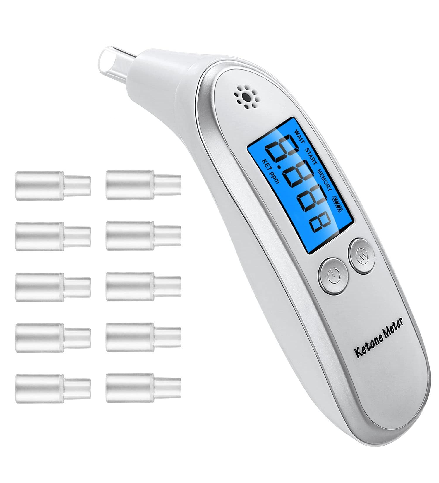 Ketosis Breath Analyzer Professional Digital Ketone Breath Meter for Ketosis Testing - Buy Online on GoSupps.com