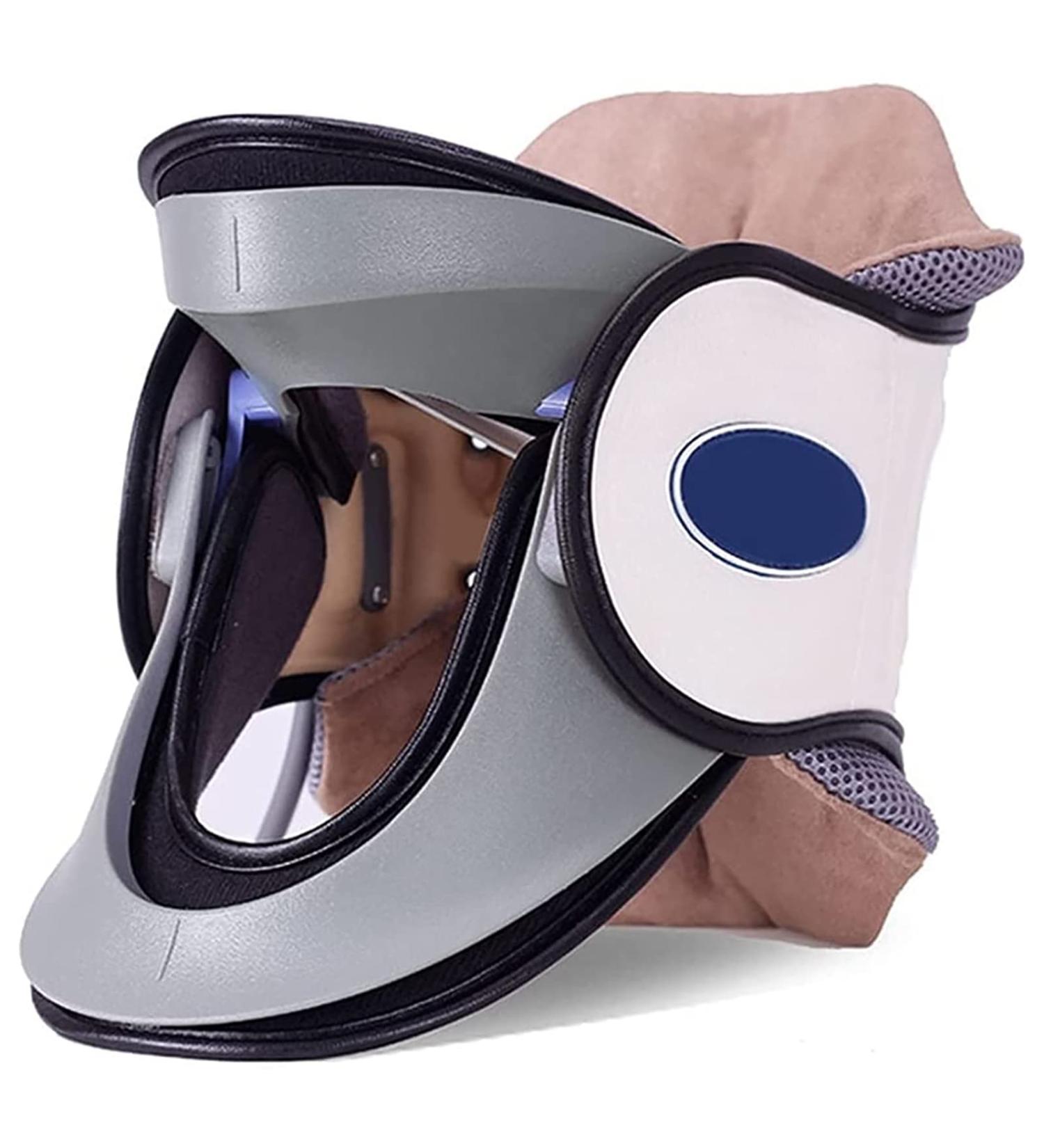 Neck Decompression Air Collar - Cervical Traction Device for Neck & Shoulder Pain Relief - Adjustable Traction Support - Buy Online on GoSupps.com