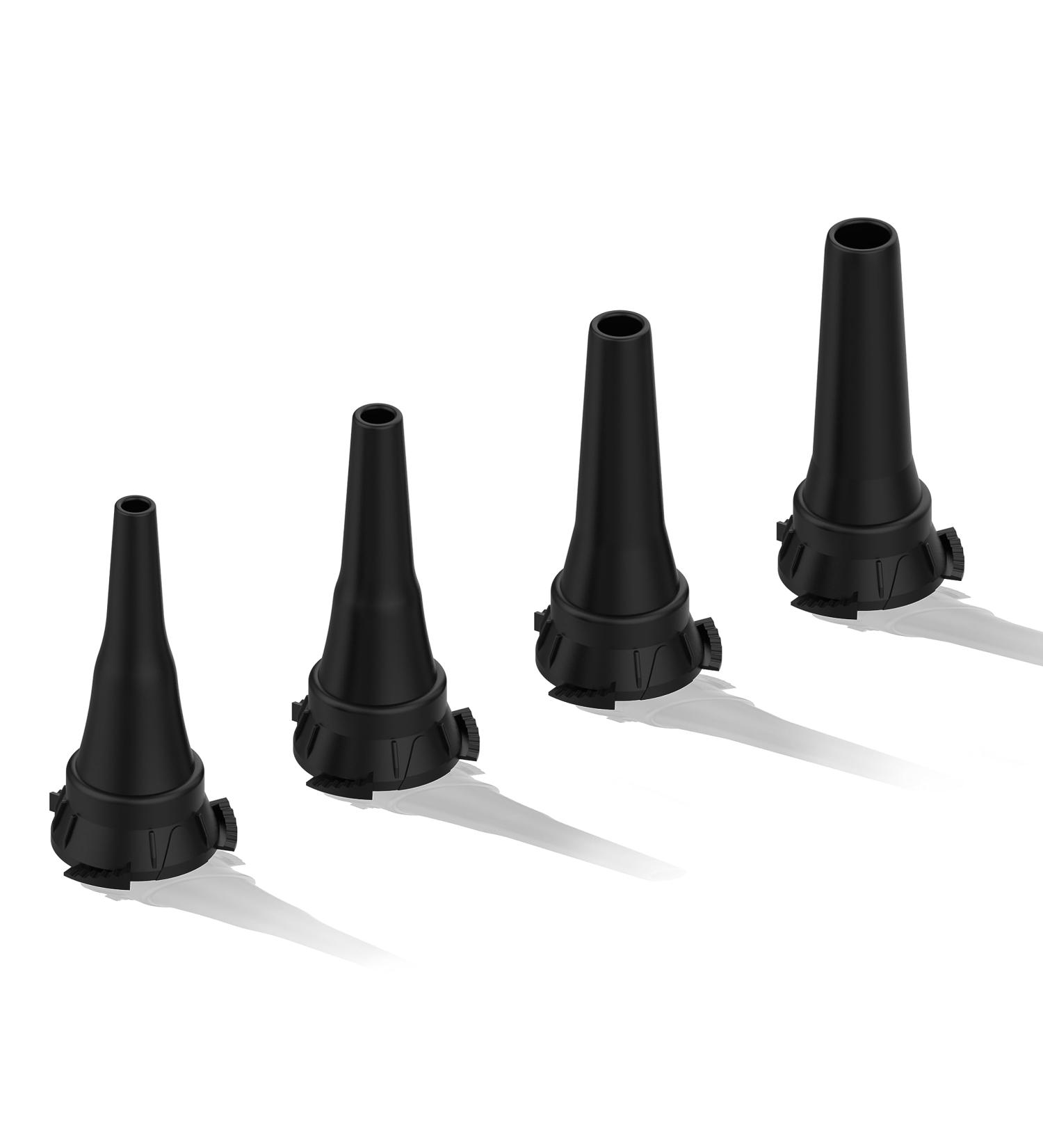 Reusable Diagnostic Otoscope Specula Set (2.5mm 3mm 4mm 5mm) - Compatible with Welch Allyn | International Shipping Available - Buy Online on GoSupps.com