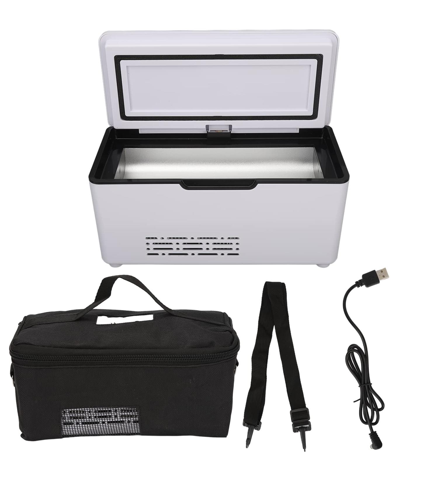 Portable Electric Mini Cooler Box - Insulin Cooler Case with Fast Cooling & LED Display - Buy Online on GoSupps.com