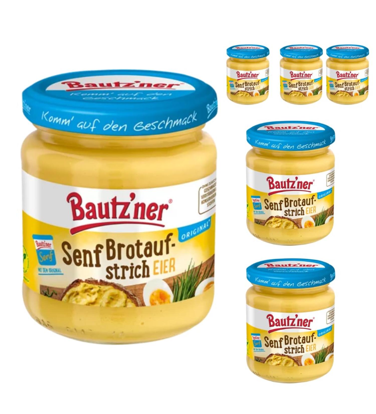 Bautz'ner Mustard Egg Spread 200 ml x 6 Pieces