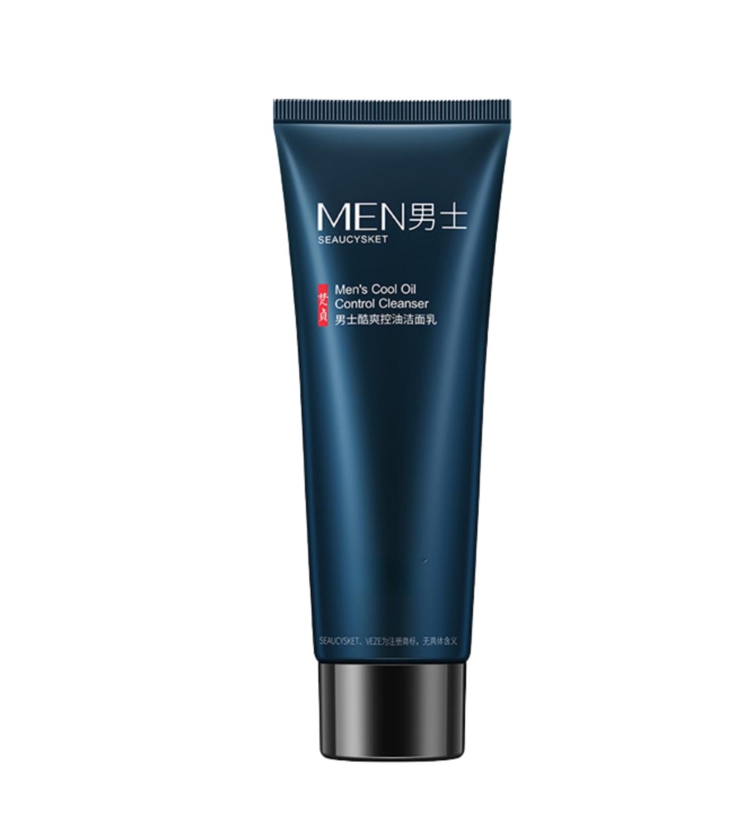Buy Men's Oil Control Face Wash - Hydrating & Moisturizing Facial Cleansing Wash (2.82 oz) - Perfect for Travel | International Shipping Available - Buy Online on GoSupps.com