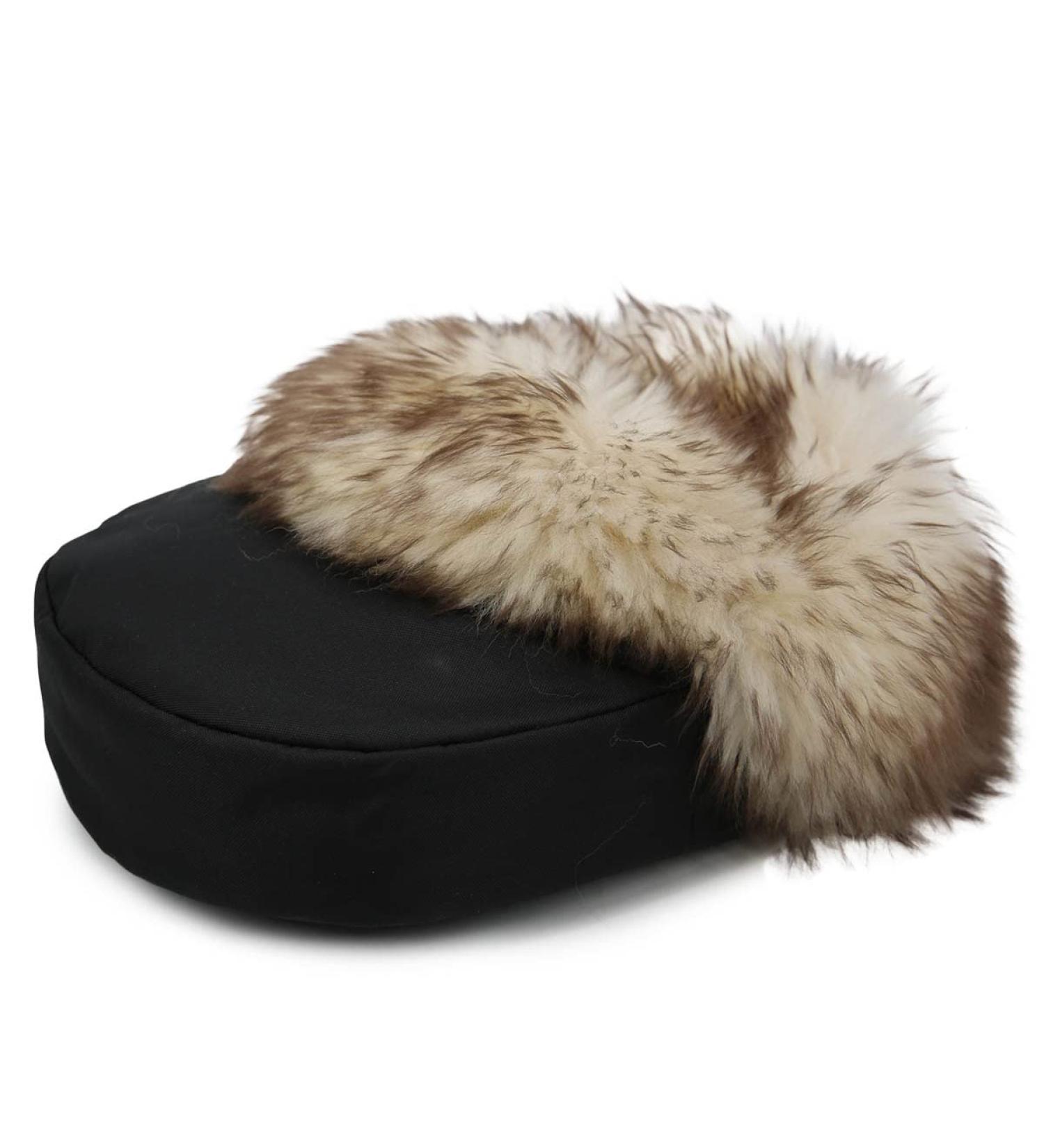 Lambskin Foot Warmer - Black Stracciatella Cuddly Merino Fur | Warm & Cozy International Shipping - Buy Online on GoSupps.com