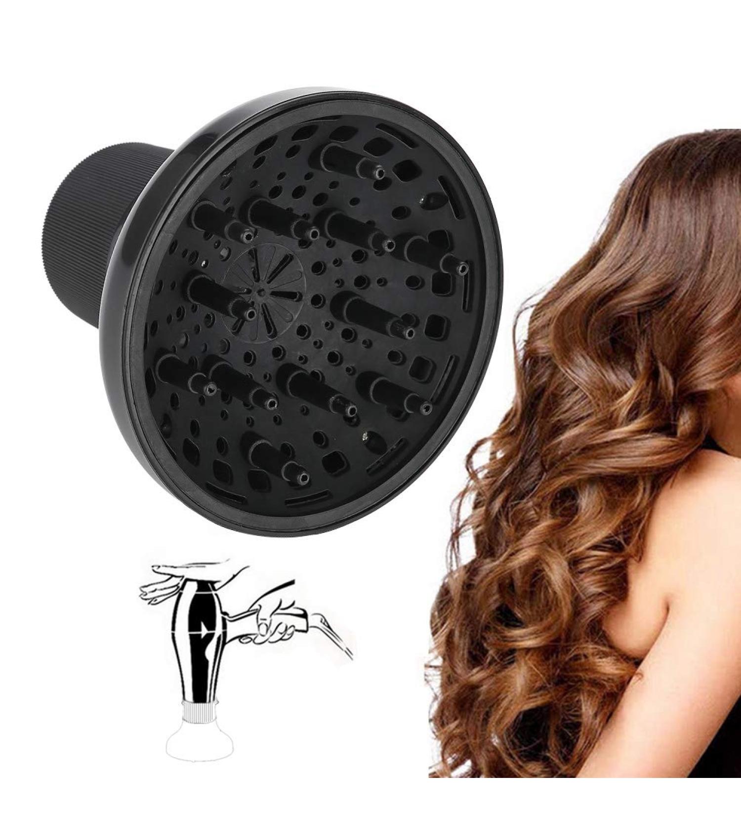 Hair Dryer Diffuser Cover Styling Tool for Curly Hair Distributes Heat Evenly Rapid & Soft Drying - Buy Online on GoSupps.com