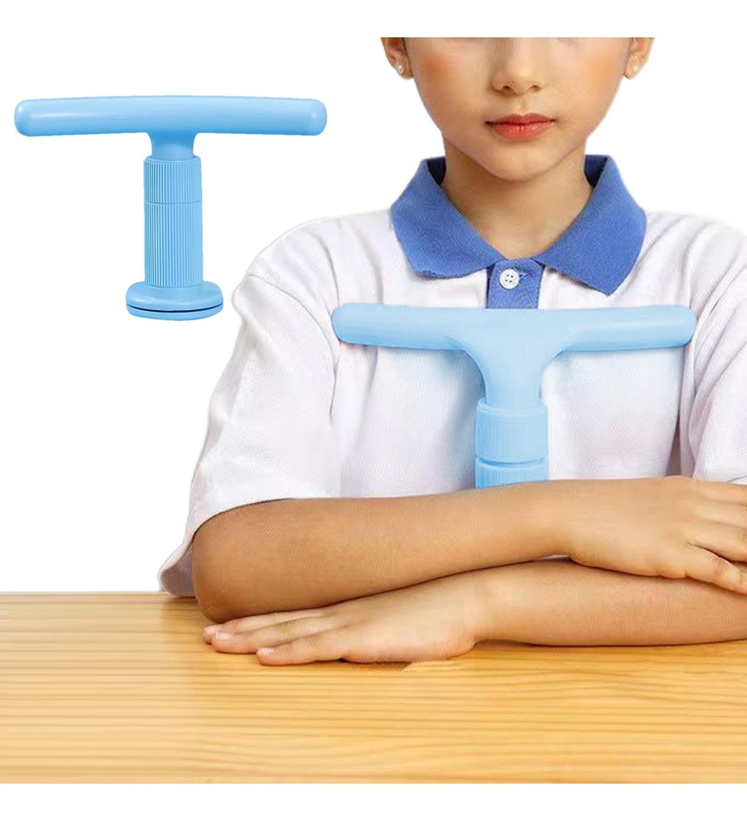 Fovolat Reading Posture Corrector - T-Shaped Students Vision Protection | Desk Posture Corrector Stable Sitting Posture Corrector Blue - Buy Online on GoSupps.com