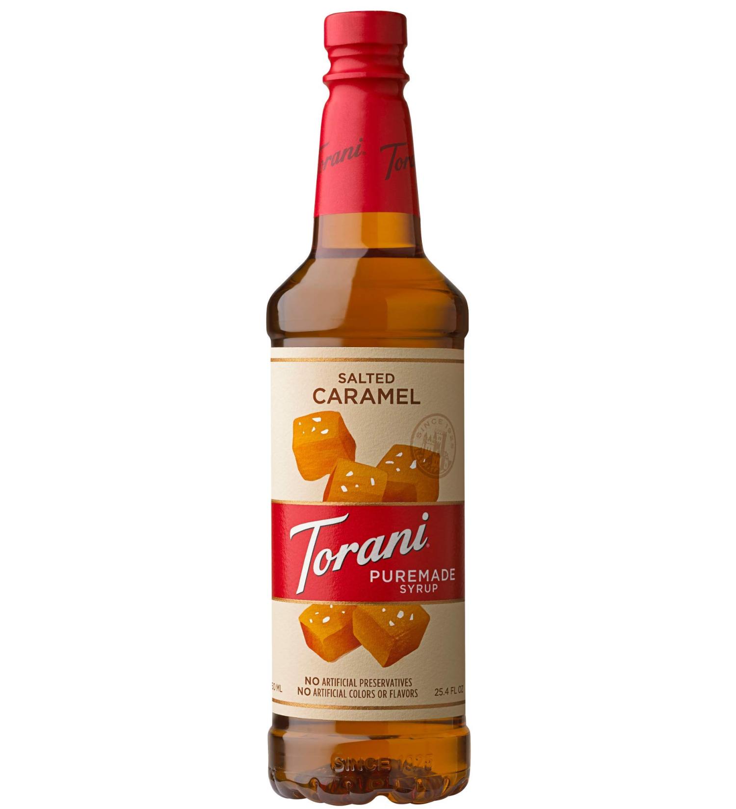 Torani Puremade Syrup, Salted Caramel, 25.4 Ounces