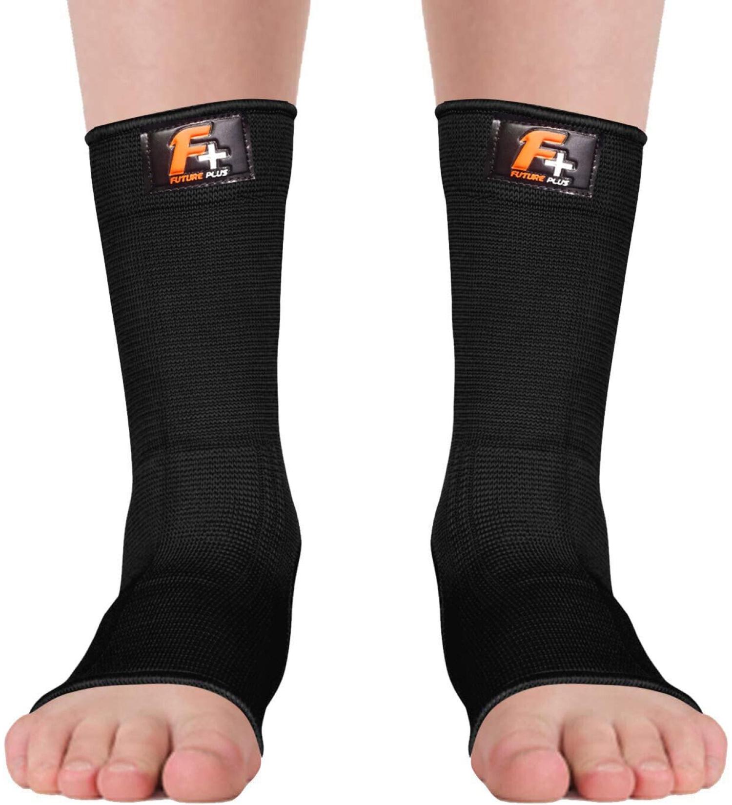 Plantar Fasciitis Socks | Ultimate Compression Foot Sleeves for Arthritis Pain Relief | MMA Ankle Brace for Men & Women | S-M Black Pair - Buy Online on GoSupps.com