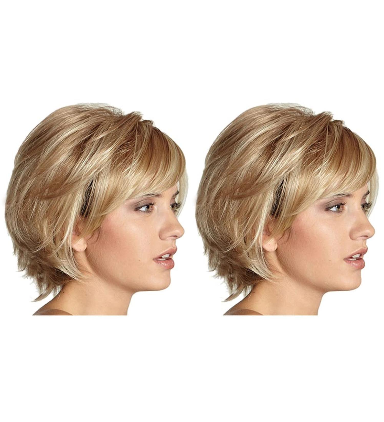 Balawin 2X Short Layered Wavy Full Synthetic Wig Blonde - Buy Online on GoSupps.com