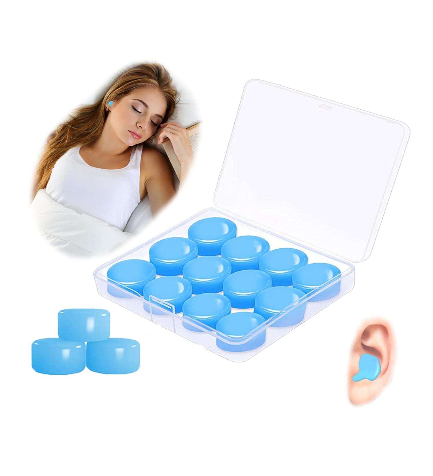 YSUTON Reusable Moldable Ear Plugs for Sleeping - Noise Cancelling Silicone Ear Plugs (6 Pairs) for Snoring Loud Noise Travel & More - Buy Online on GoSupps.com