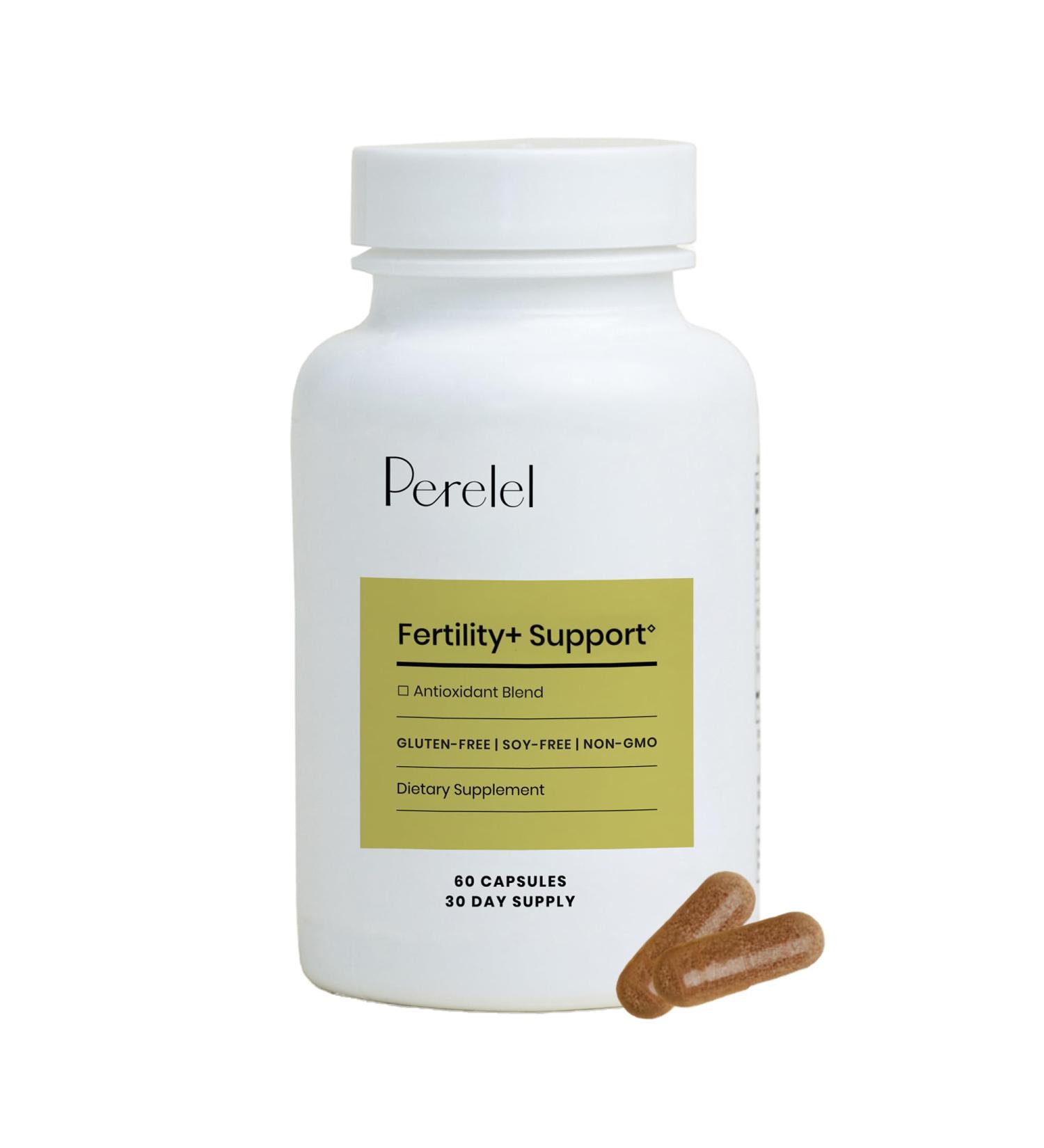 Perelel Fertility Support Antioxidant Multivitamin with COQ10 N-Acetyl-L Cysteine (NAC) & A a Berry Women s Supplement Soy Dairy & Gluten Free Non GMO 60 Capsules - Buy Online on GoSupps.com