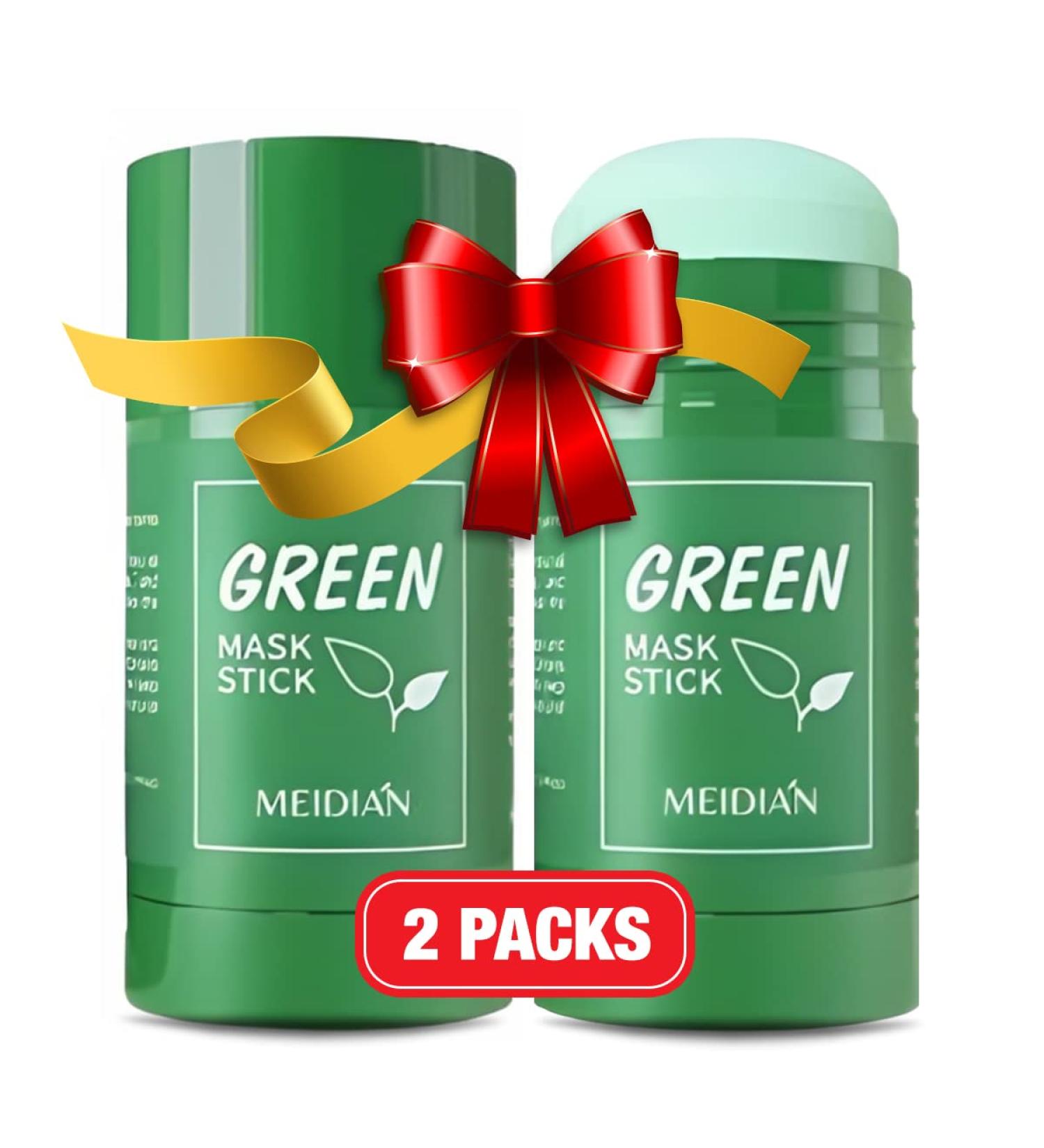 CYOIDAI 2 Pack Green Tea Mask Stick for Face - Blackhead Remover with Green Tea Extract - Deep Cleanse Purifying Face Mask for Women and Men - Buy Online on GoSupps.com