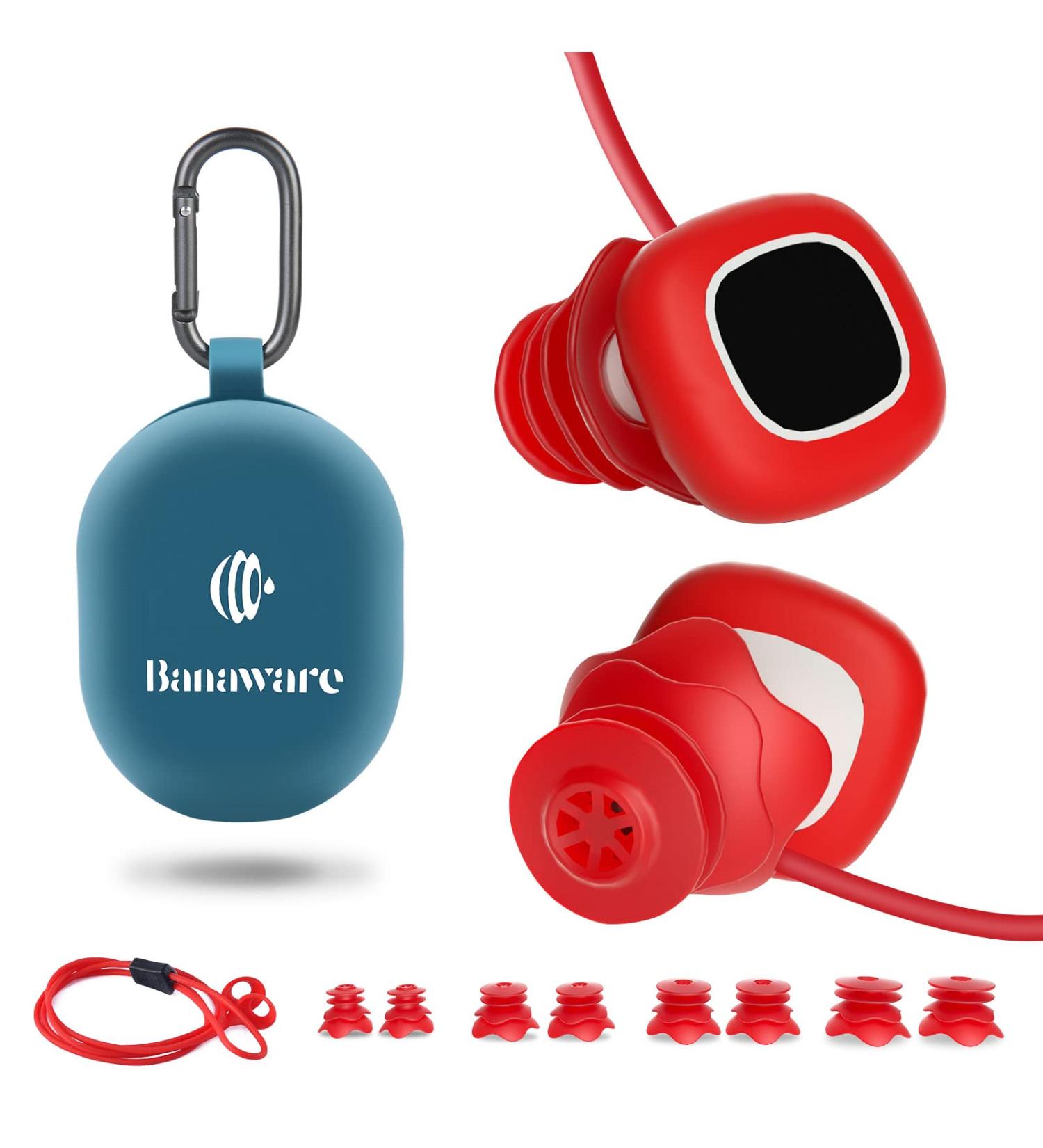 Swim Ear Plugs - Waterproof Silicone for Adults & Kids - 4 Sizes for Small Ear Canals - Buy Online on GoSupps.com