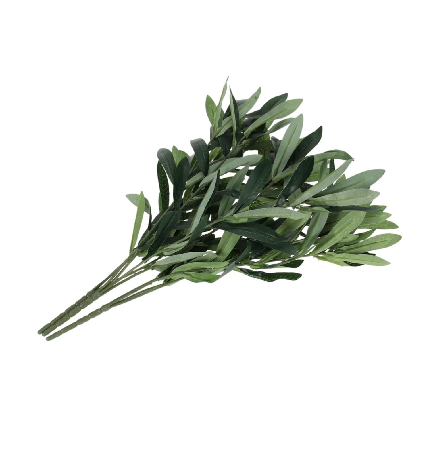 Zerodeko 3pcs Artificial Olive Leaves Stems Office Decoration Simulation Olive Floral Arrangements Olive Branch Home Props Plant Flower Arrangement Supplies Green Leaves Household - Buy Online on GoSupps.com