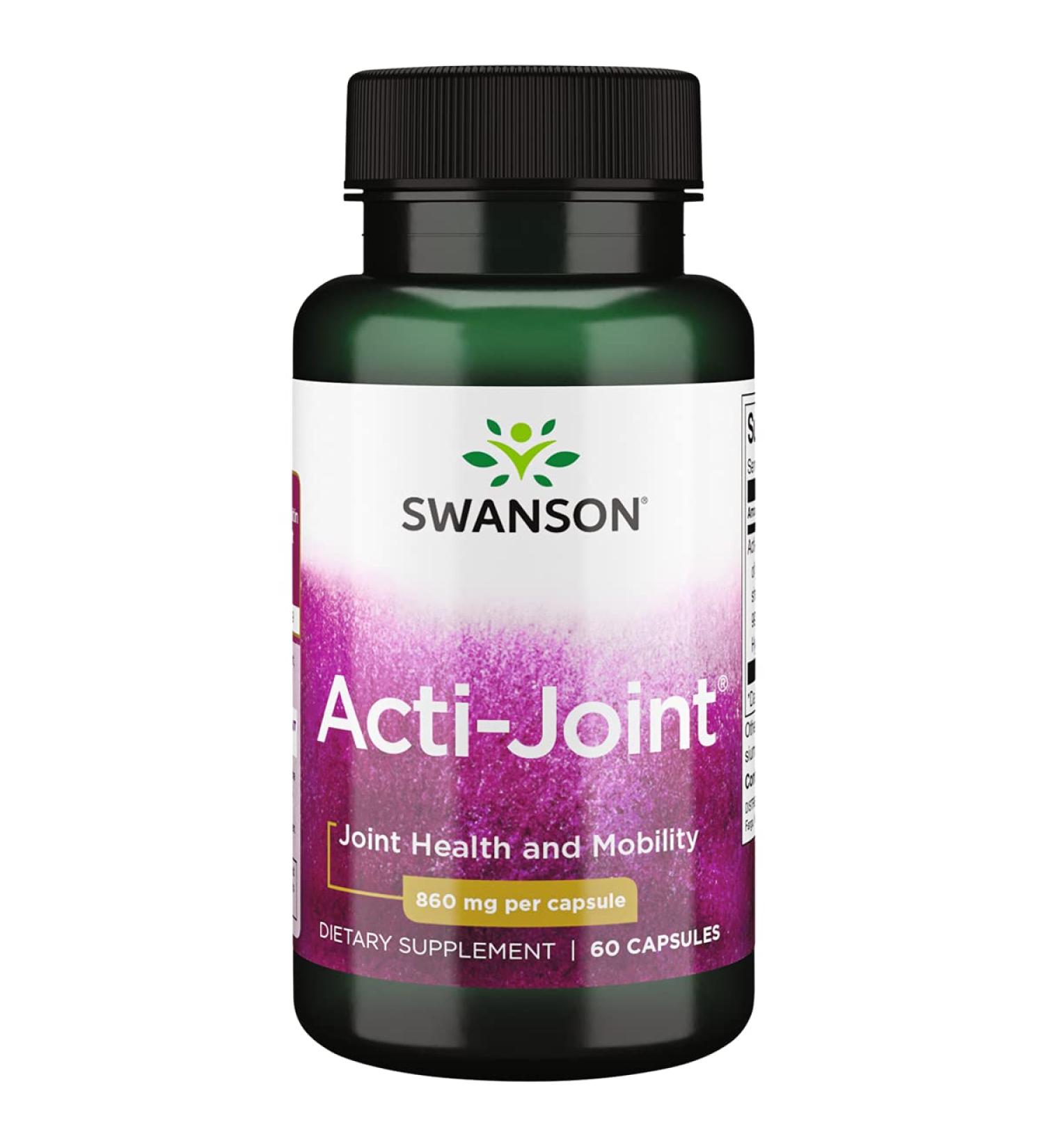 Swanson Acti-Joint 860mg - 60 Capsules for Joint Support | Shop Internationally - Buy Online on GoSupps.com