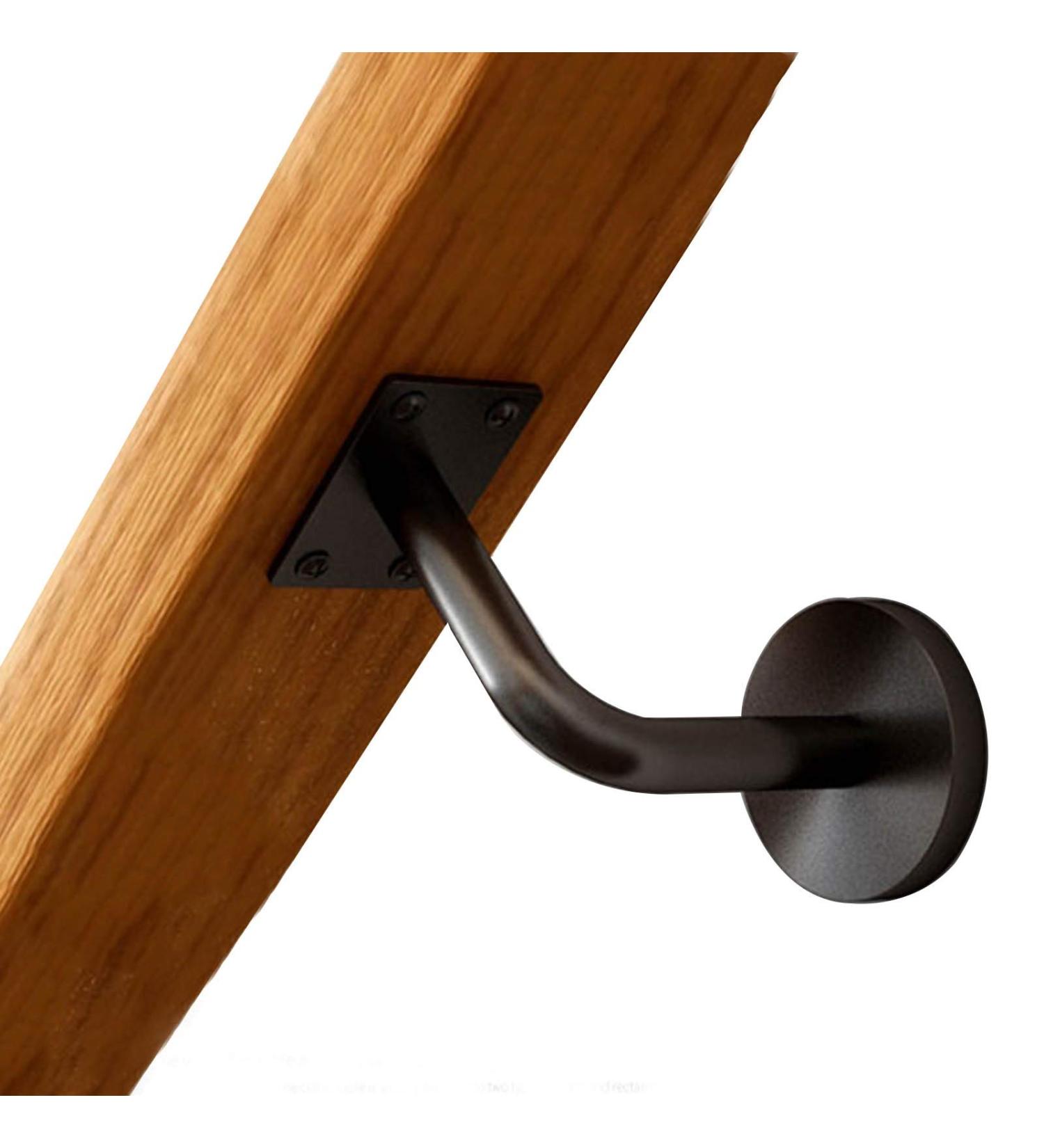 Wooden Handrail with Complete Set Anti-Slip Stair Railing Wood Banister for Indoor Outdoor Elderly Children Loft Safety Hand Grab Rail (Size : 0.5m(1.5ft)) 1.5m(5ft) - Buy Online on GoSupps.com