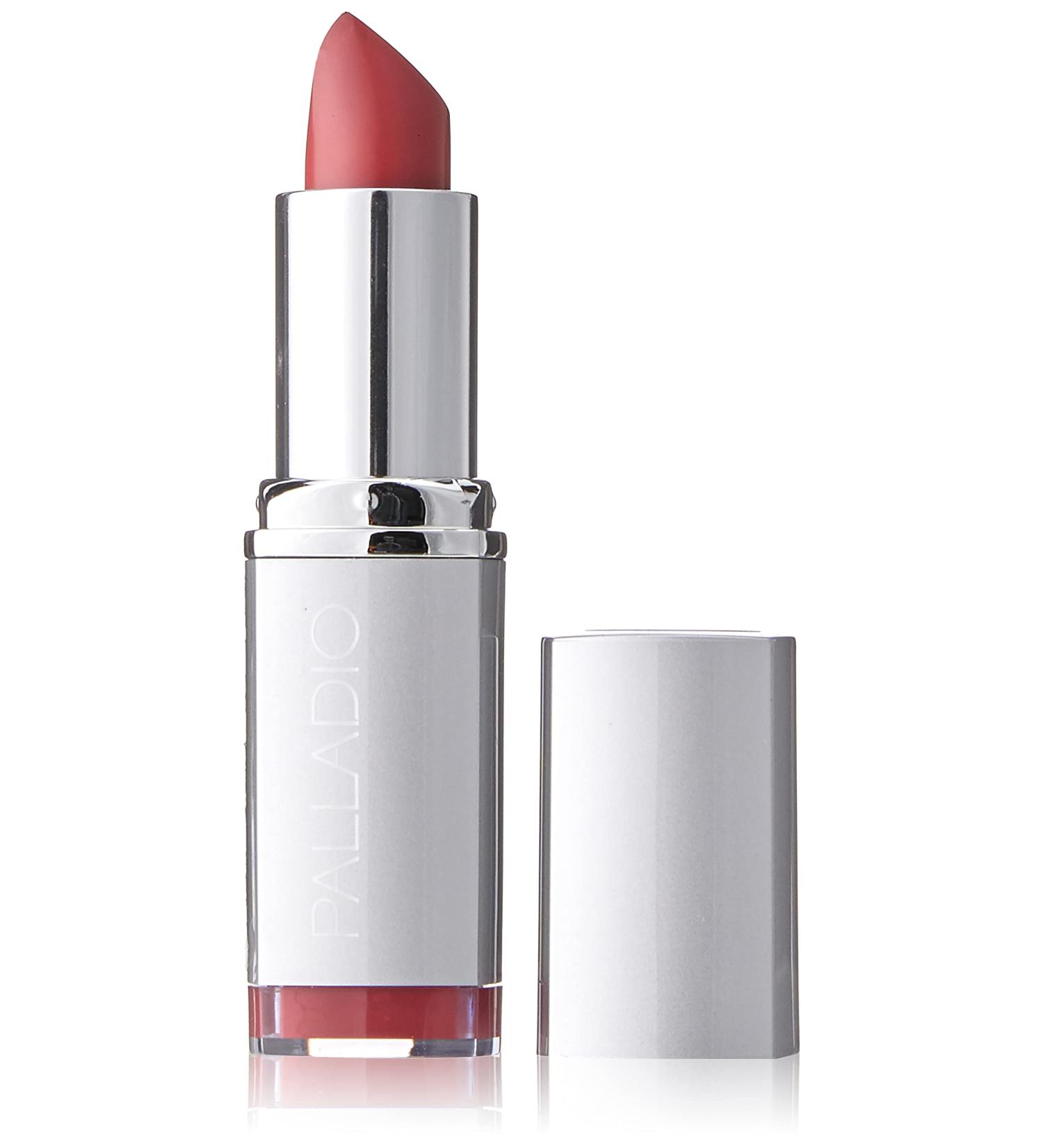 Palladio Herbal Lipstick - Richly Pigmented, Creamy Formula with Aloe Vera, Chamomile & Ginseng for Hydrated Lips, Anti-Aging Benefits, and Long-Lasting Wear - Roseberry - Buy Online on GoSupps.com