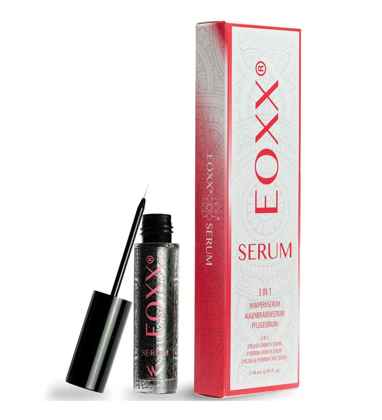 Eoxx Eyelash & Eyebrow Serum - 4ml Lash Booster for Fast Growth | Test Winner for Eyelash Extensions | Made in Germany - Buy Online on GoSupps.com