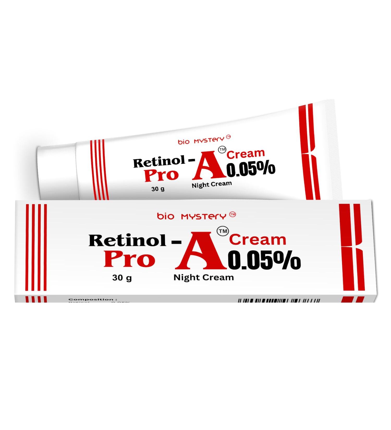 Bio Mystery Retinol Pro 0.05 Night Cream 1.05 Ounce | 30 Gram - Buy Online on GoSupps.com