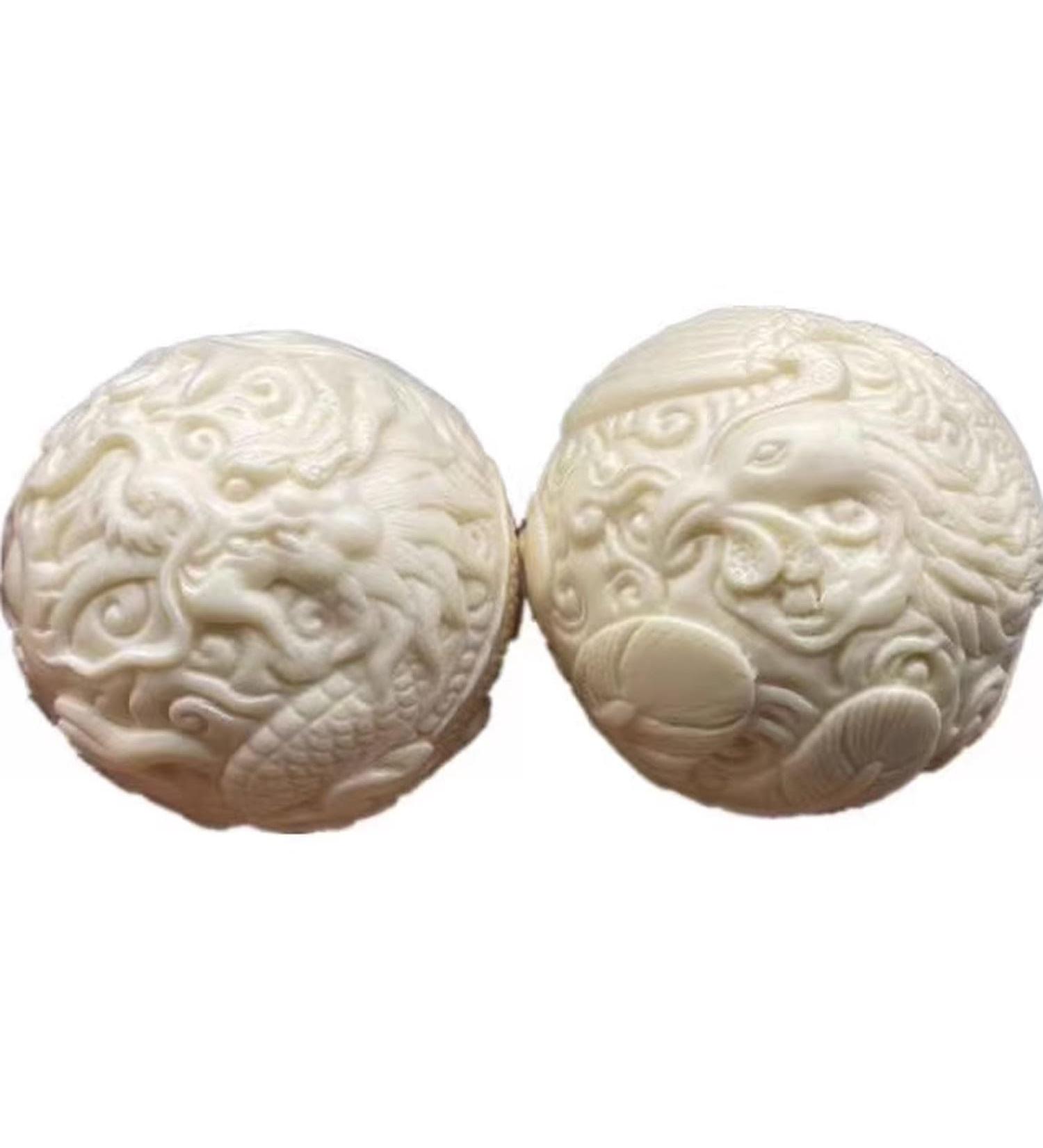 Unbit Ballstretcher & Magnetic Stress Balls - 2PCS Baoding Balls for Stress Relief & Relaxation Therapy | Yin Yang Chinese Health Exercise - Buy Online on GoSupps.com