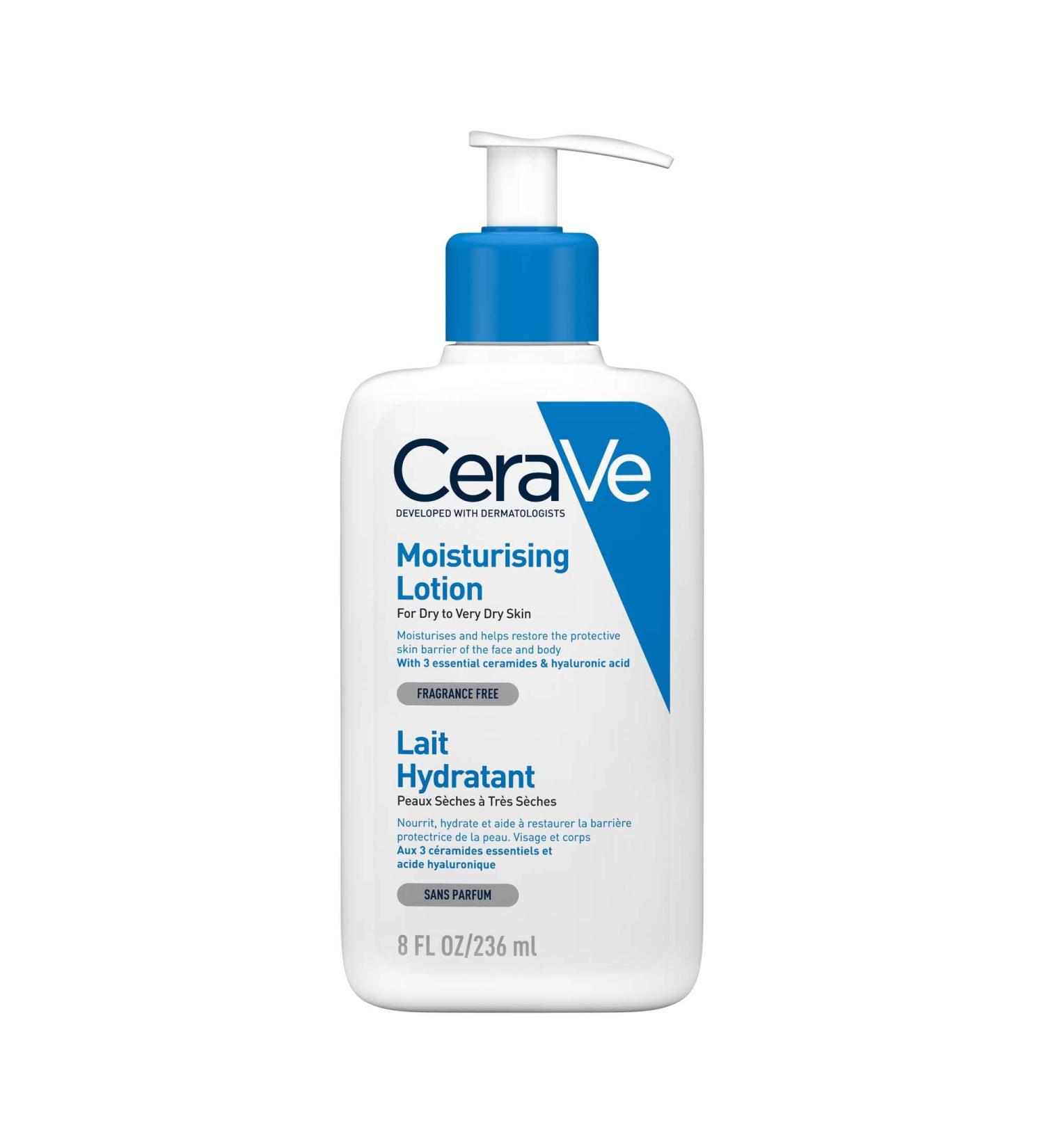 CeraVe Hyaluronic Acid Moisturising Lotion for Dry Skin - 236ml - Buy Online on GoSupps.com