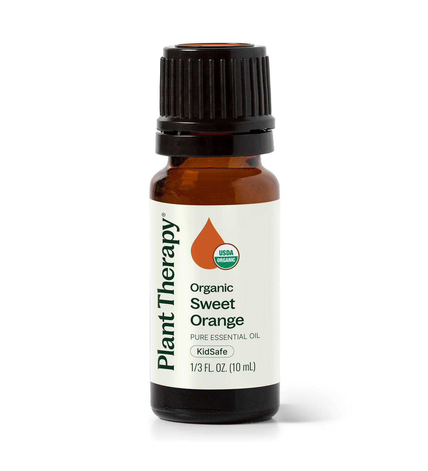 Plant Therapy Sweet Orange Organic Essential Oil 100% Pure USDA Certified Organic Undiluted Natural Aromatherapy Therapeutic Grade 10 mL (1/3 oz) - Buy Online on GoSupps.com