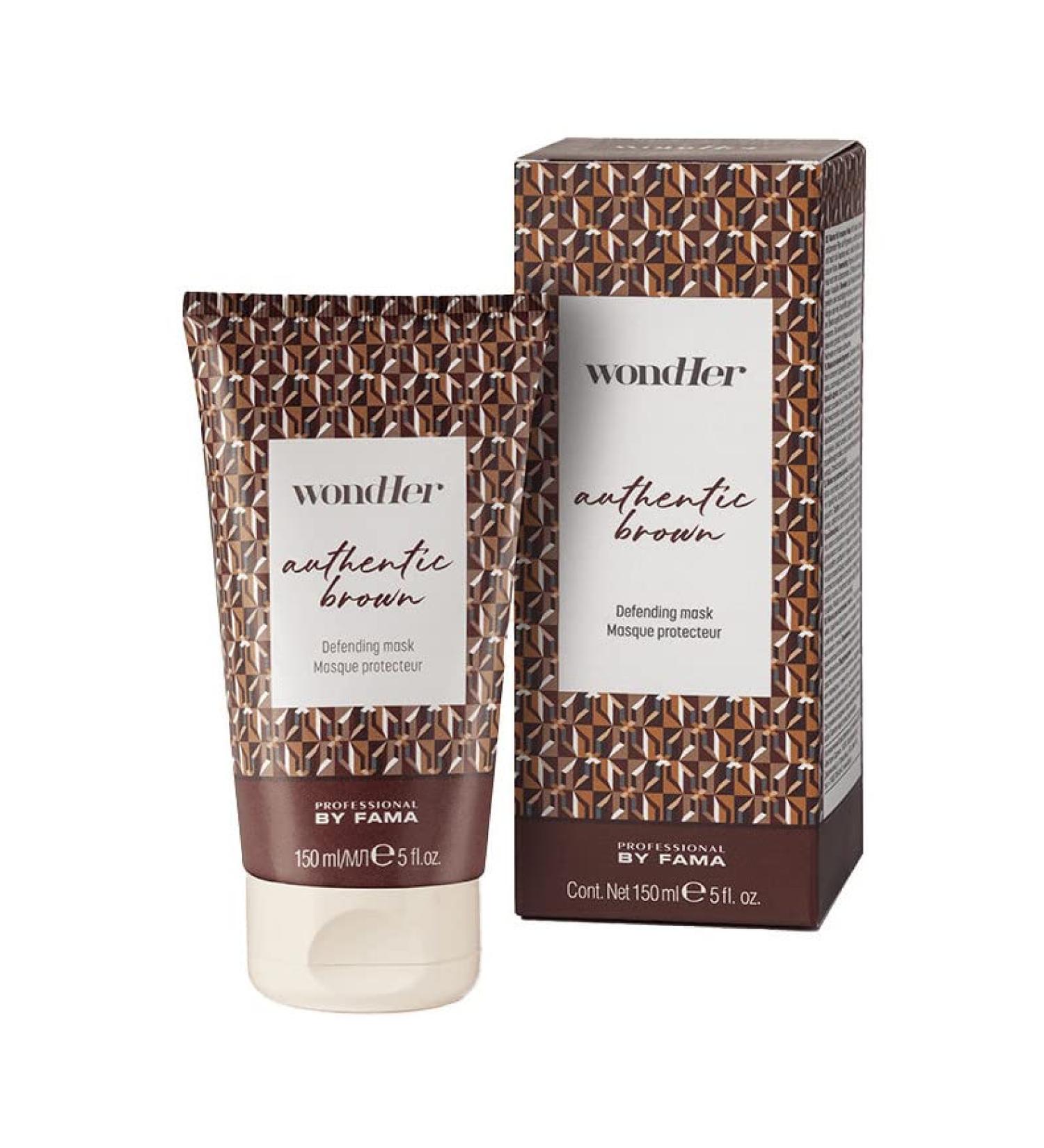  Professional By Fama Professional By Fama Wondher Authentic Brown Defending Mask 150 ml - Buy Online on GoSupps.com
