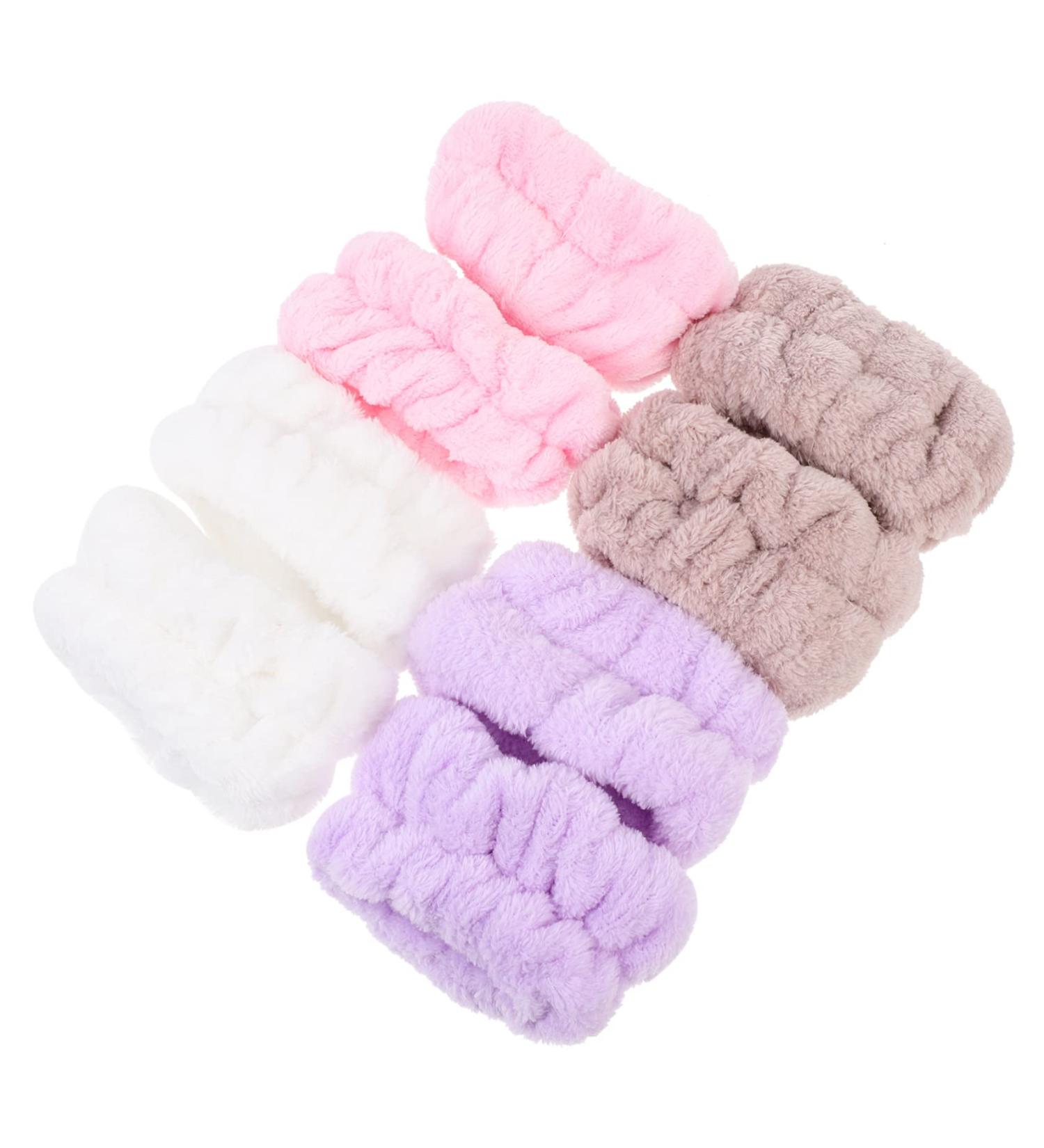 Beaupretty 4 Paires Serviettes de Poignet pour Laver le Visage Bracelets de Lavage du Visage Bandeaux Anti-transpiration Bracelet Souple couleur assortie 1 - Buy Online on GoSupps.com