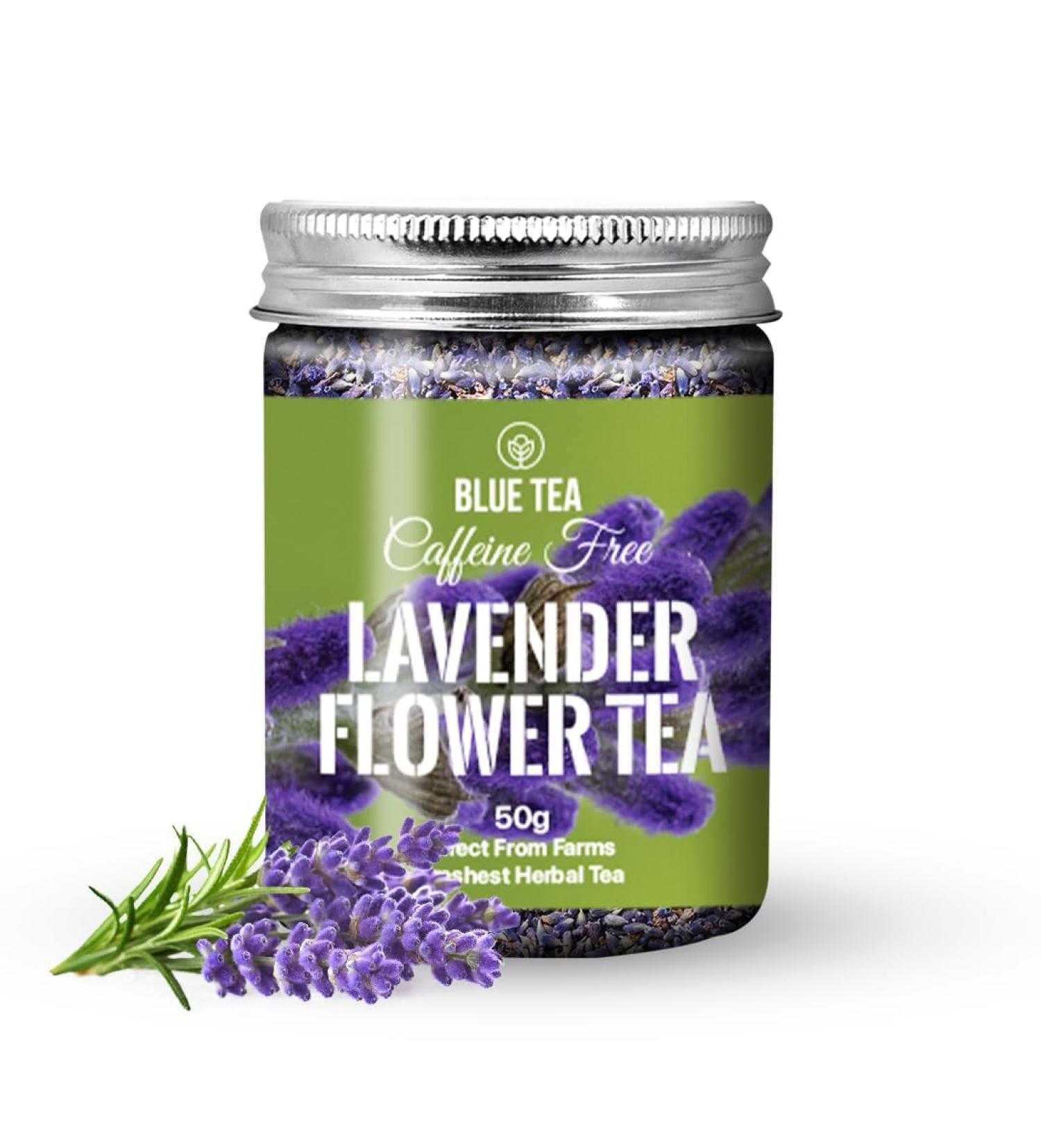 YANG Lavender Flower Tea 50g 50 cups | Calm and Relaxation | Herbal Tea with Herbal Tea Made with Flowers Non-GMO Caffeine-Free Not Bitter