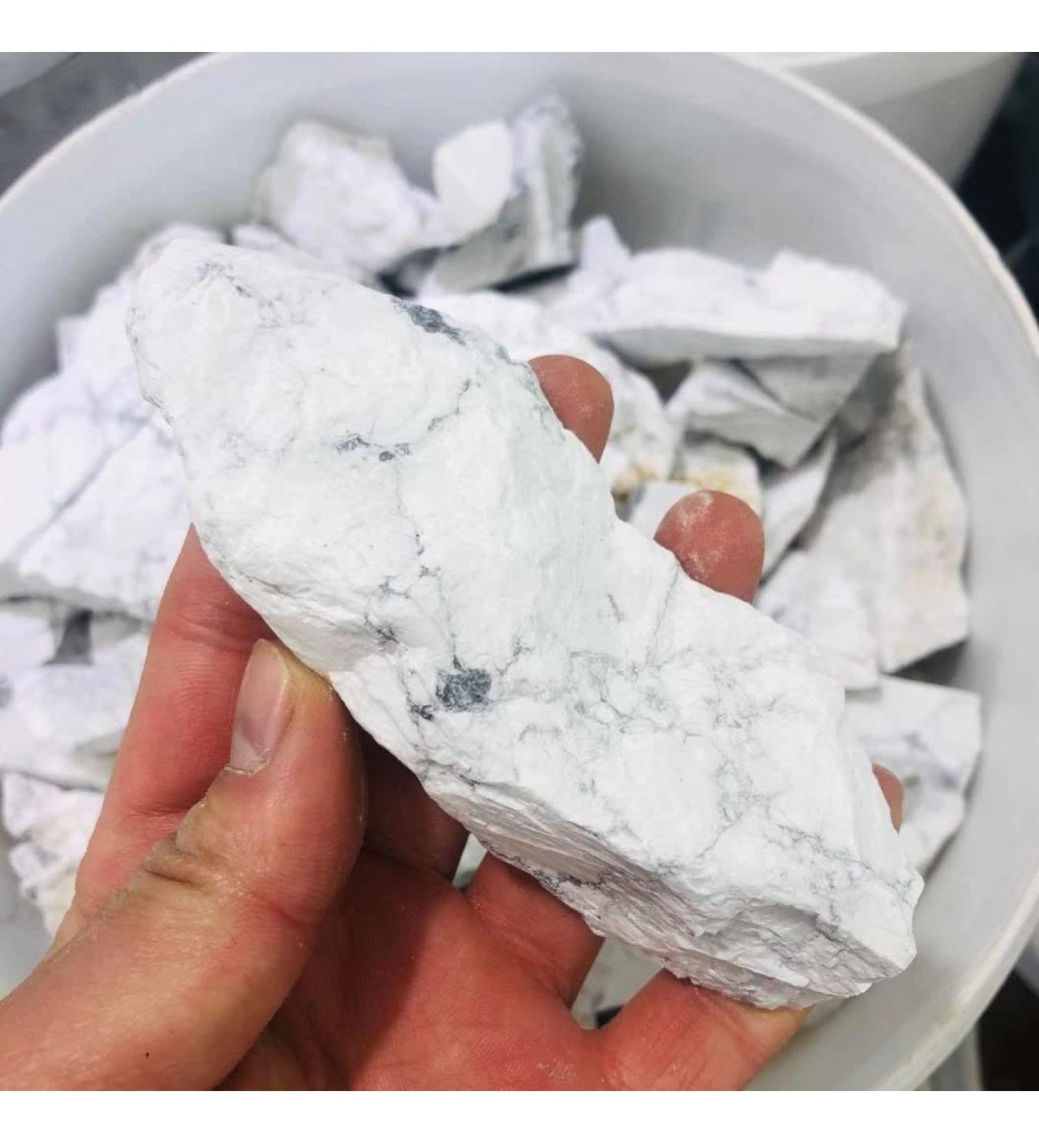 Natural Crystal Rough Natural Crystals and Stones 1pc 50g-200g Natural Raw Quartz Stone White Turquoise Rough Crystals Minerals for Decoration QINTINYIN (Color : 1pc 112g-135g) - Buy Online on GoSupps.com