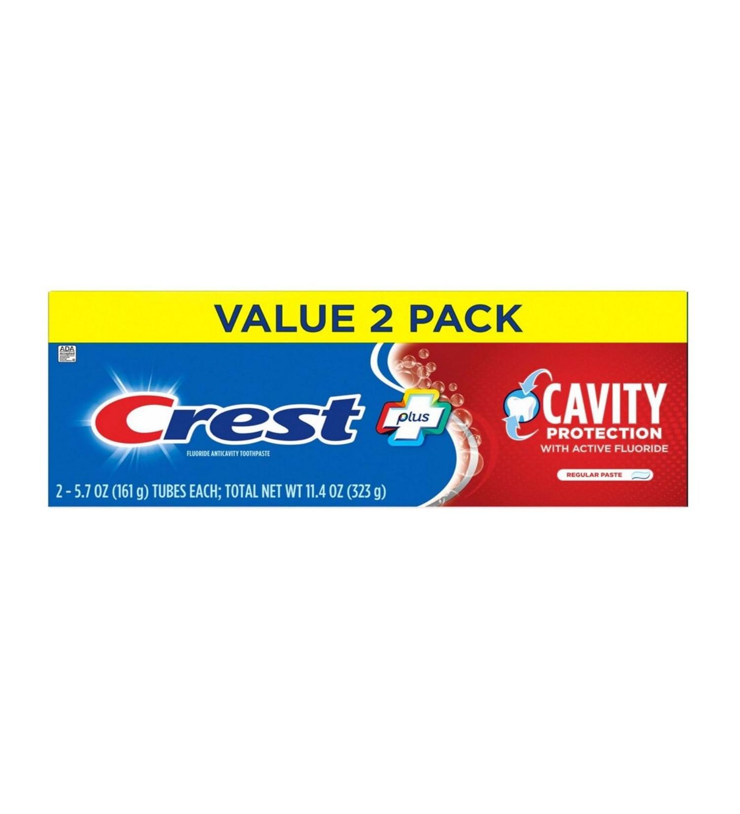 Crest Cavity Protection Toothpaste Regular Paste 5.7 Oz (Pack Of 2) - Buy Online on GoSupps.com