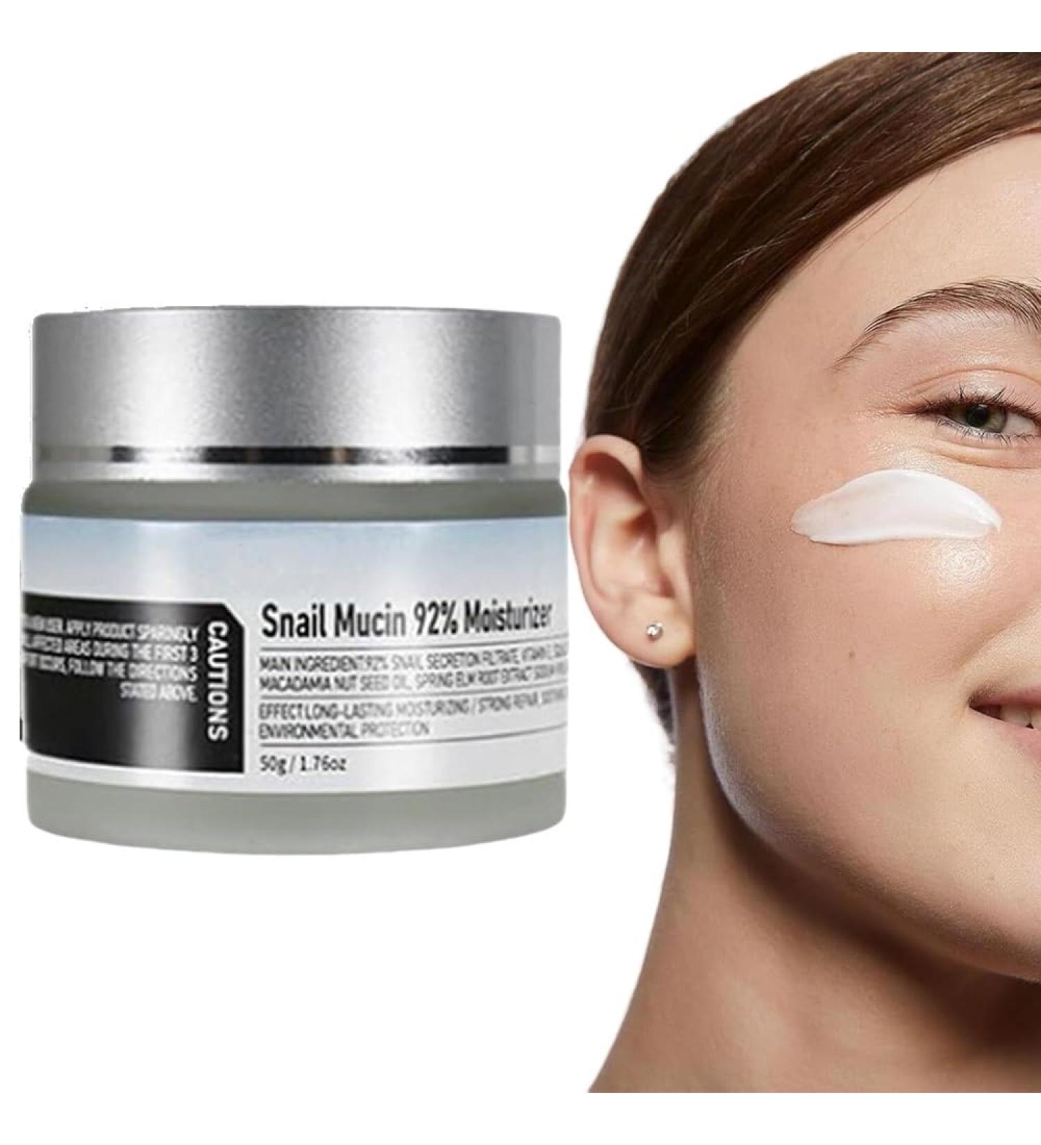 Snail Mucin 92% Moisturizer Gel Cream - Hydrating All In One Face Cream for All Skin Types - 1pc - Buy Online on GoSupps.com