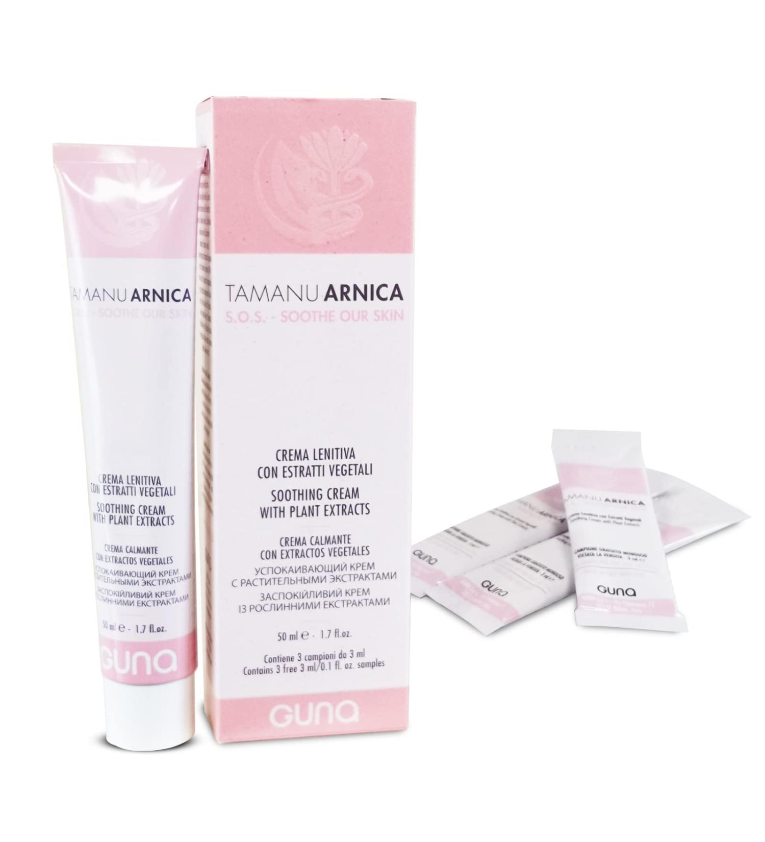 GUNA TAMANU ARNICA Cream for Red Chapped and Dry Skin with Arnica Calendula Nymphaea and Hamamelis 50ml - Buy Online on GoSupps.com