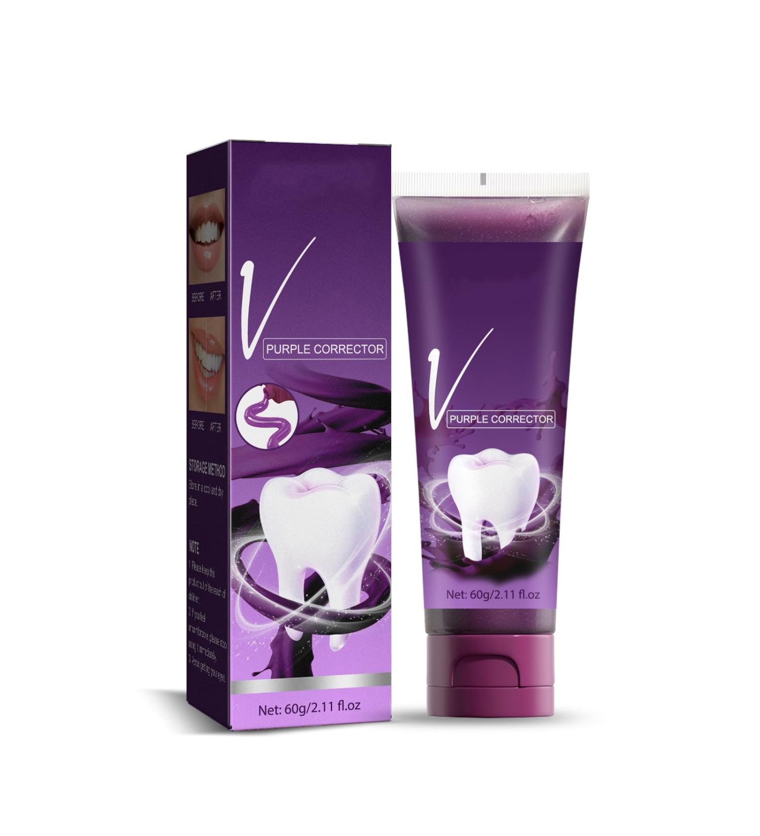 Verdant Touch Teeth Whitening Toothpaste - 60ml - Remove Mint Stains - Freshen Breath - Toothpaste for Sensitive Teeth - Buy Online on GoSupps.com