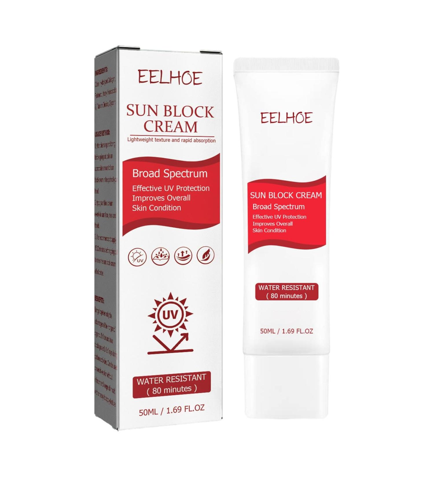 Face Sunscreen Waterproof Sunscreen Non-Greasy with Broad Spectrum for Women Men Zonewd - Buy Online on GoSupps.com