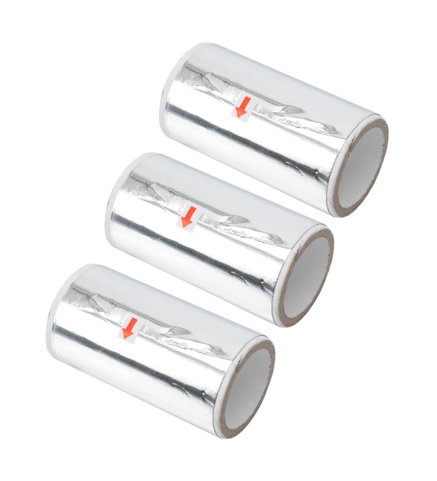 FRCOLOR 3rolls Nail Foil Nail Remover Foil Wraps Nails Gel Cake Manicure Polish Remover Pads Remover Tin Foil Tin Foil for Nail Art Nail Accessories Nail Tin Foil Manicure Tools Dedicated - Buy Online on GoSupps.com