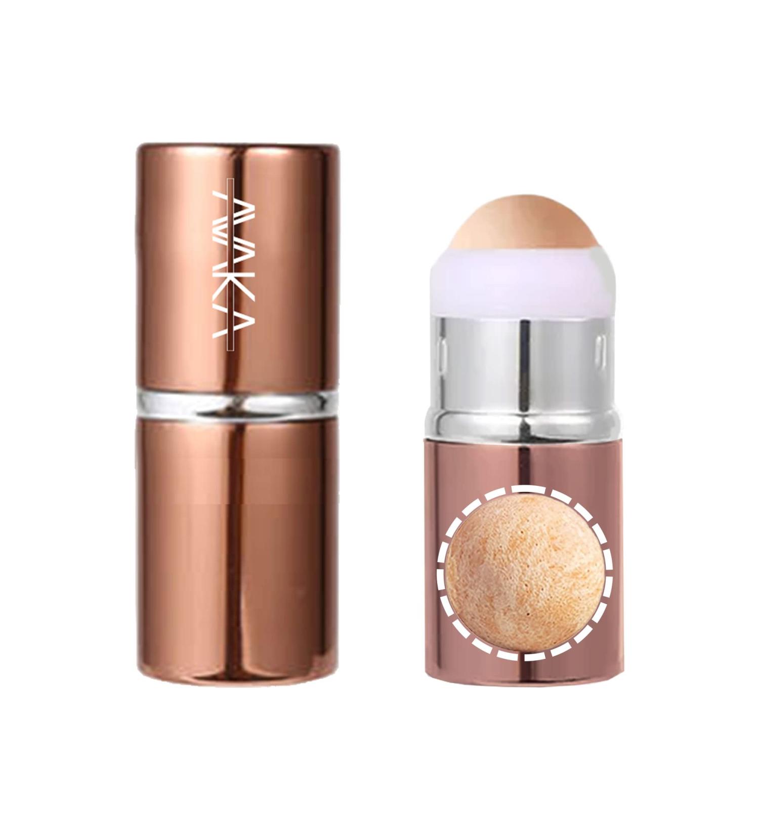 Avakas Oil Absorbing Volcanic Face Roller | Reusable Skincare Tool | Instantly Eliminates Oil, Sweat & Shine | Includes 2 Balls | For Women, Men & Teens - Bronze - Buy Online on GoSupps.com