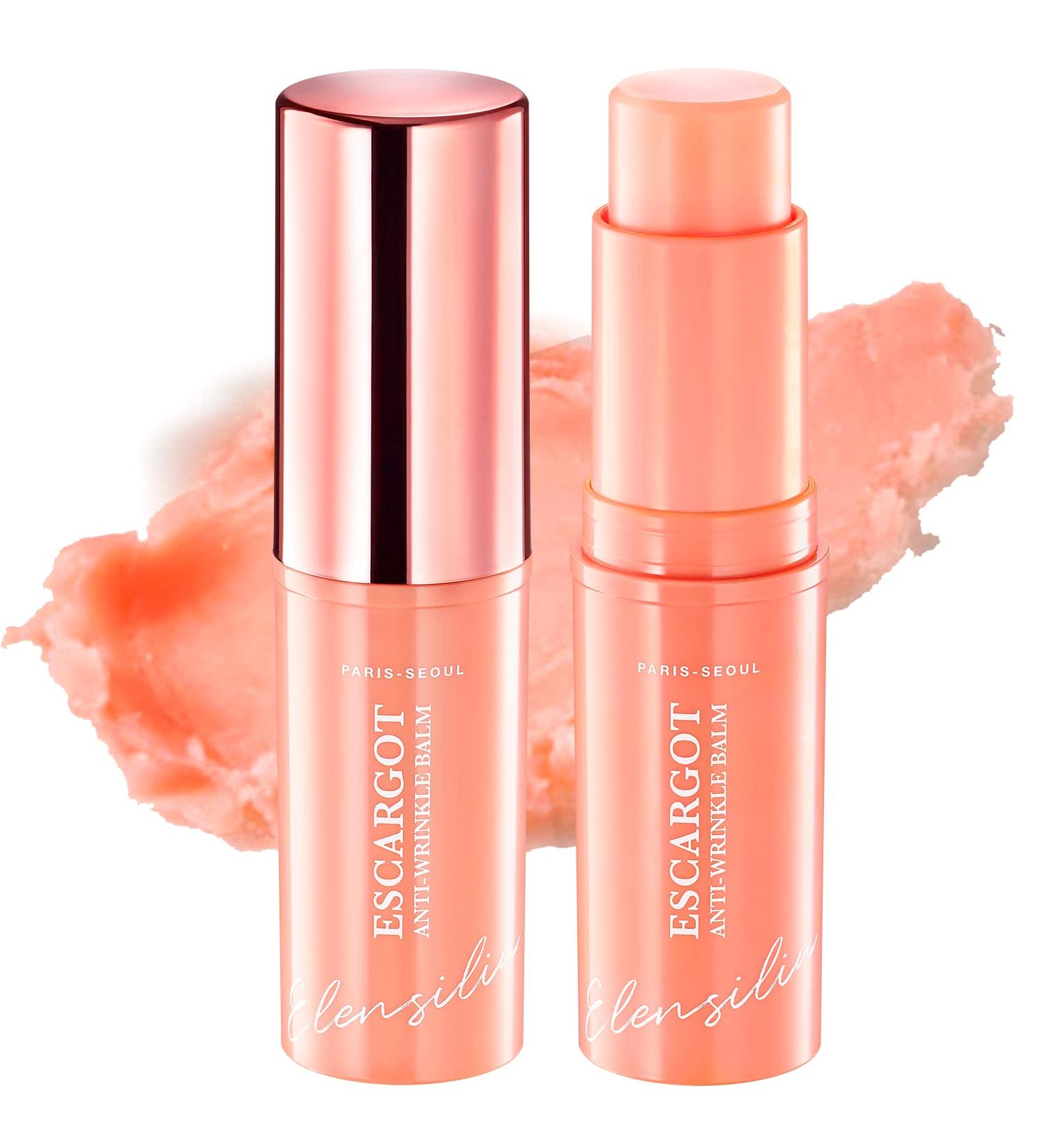 Elensilia Snail Mucin Anti-Wrinkle Balm Stick 9g - All-In-One Instant Glow Care for Neck, Eyes, Lips - Hydrating Moisturizer for Skin - 0.31oz - Buy Online on GoSupps.com
