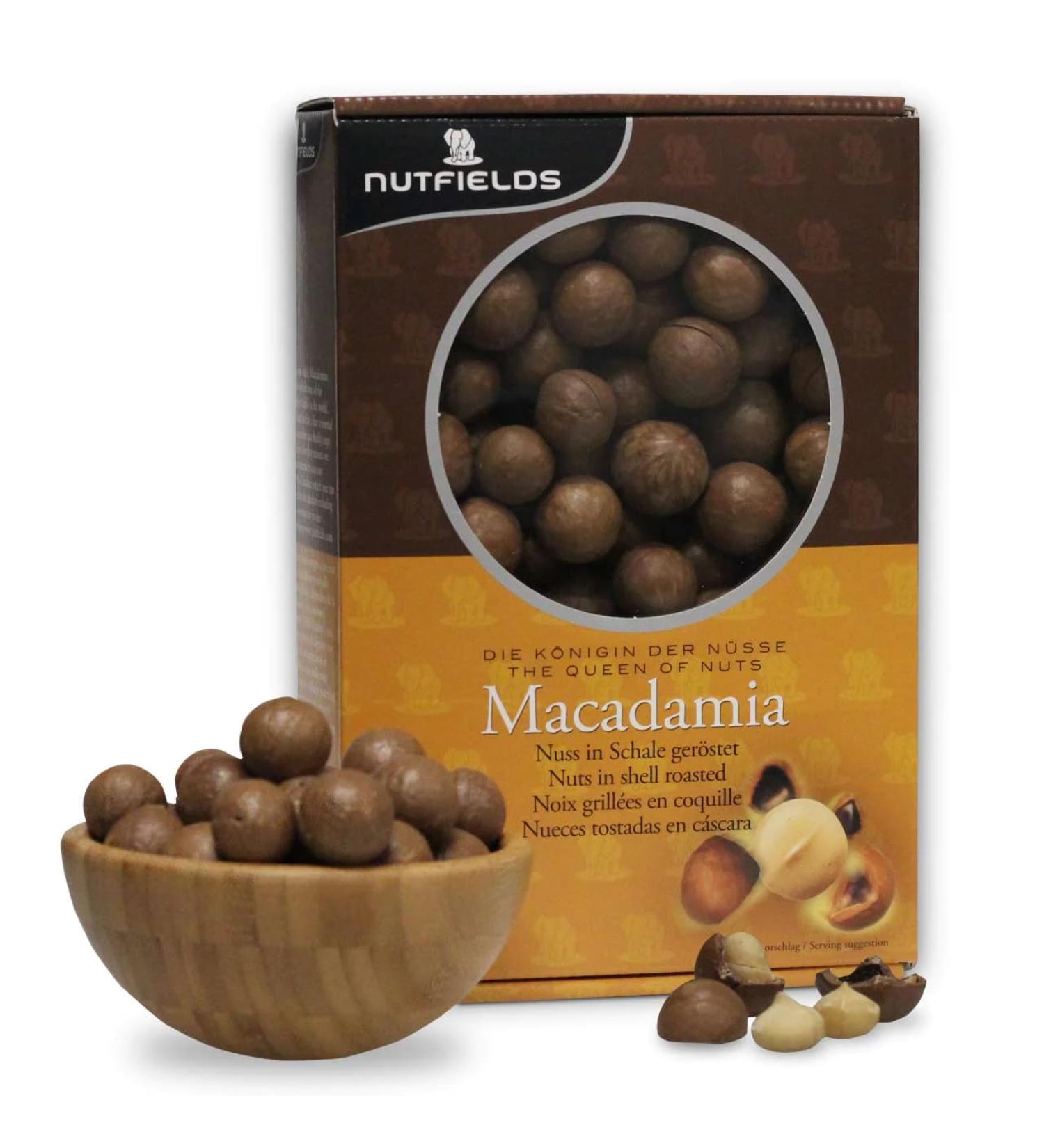 Nutfields Macadamia in shell | roasted | refill pack | 1 kg