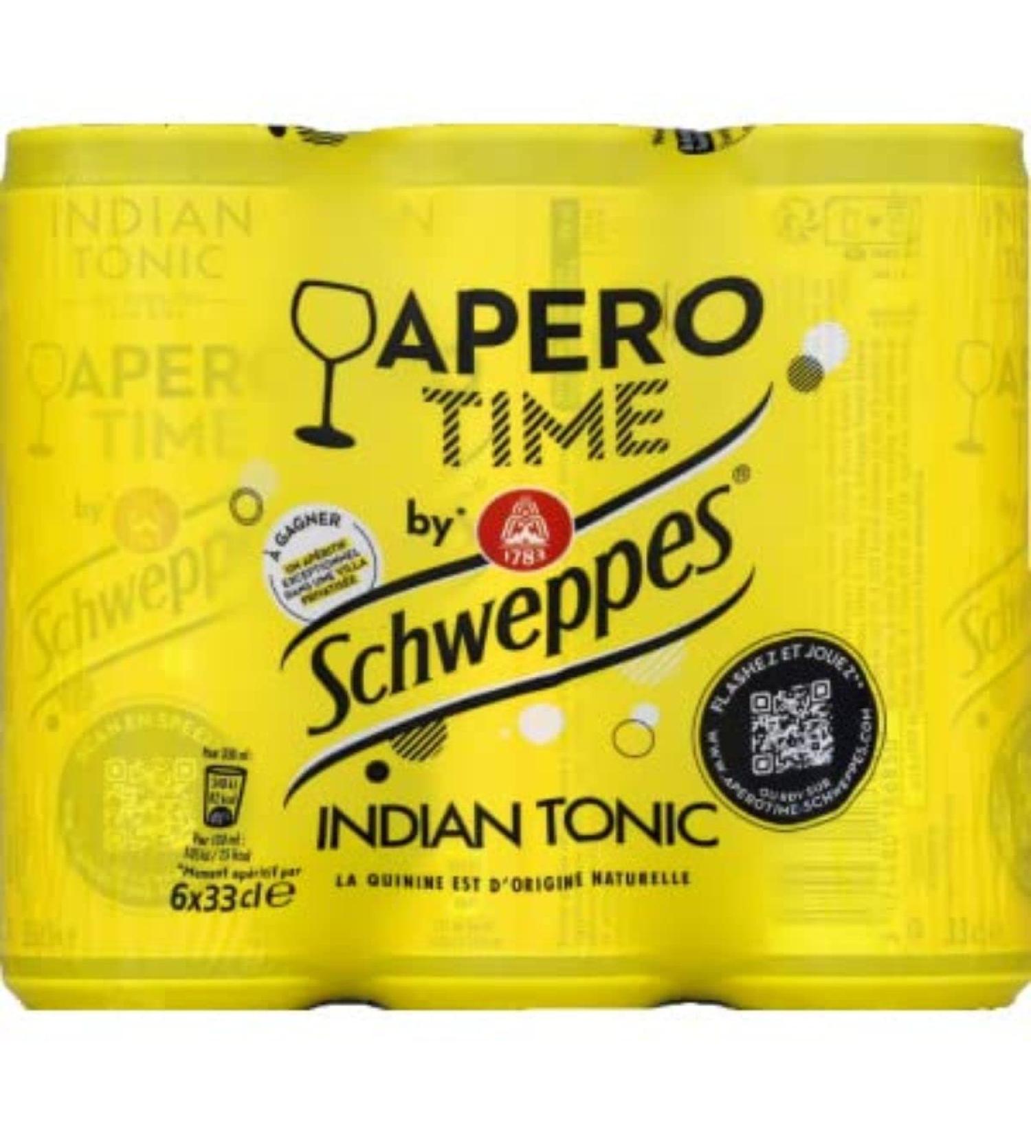 Schweppes Indian Tonic Schweppes - Pack of 6 x 33 cl