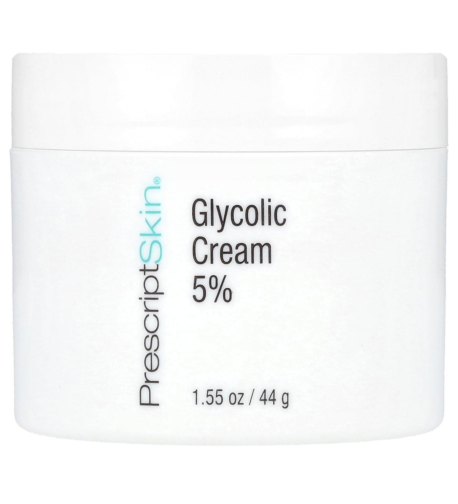 Glycolic Acid Cream 5% - 1.55 oz (44 g) | Exfoliating Skincare for Radiant Skin | International Shipping Available - Buy Online on GoSupps.com