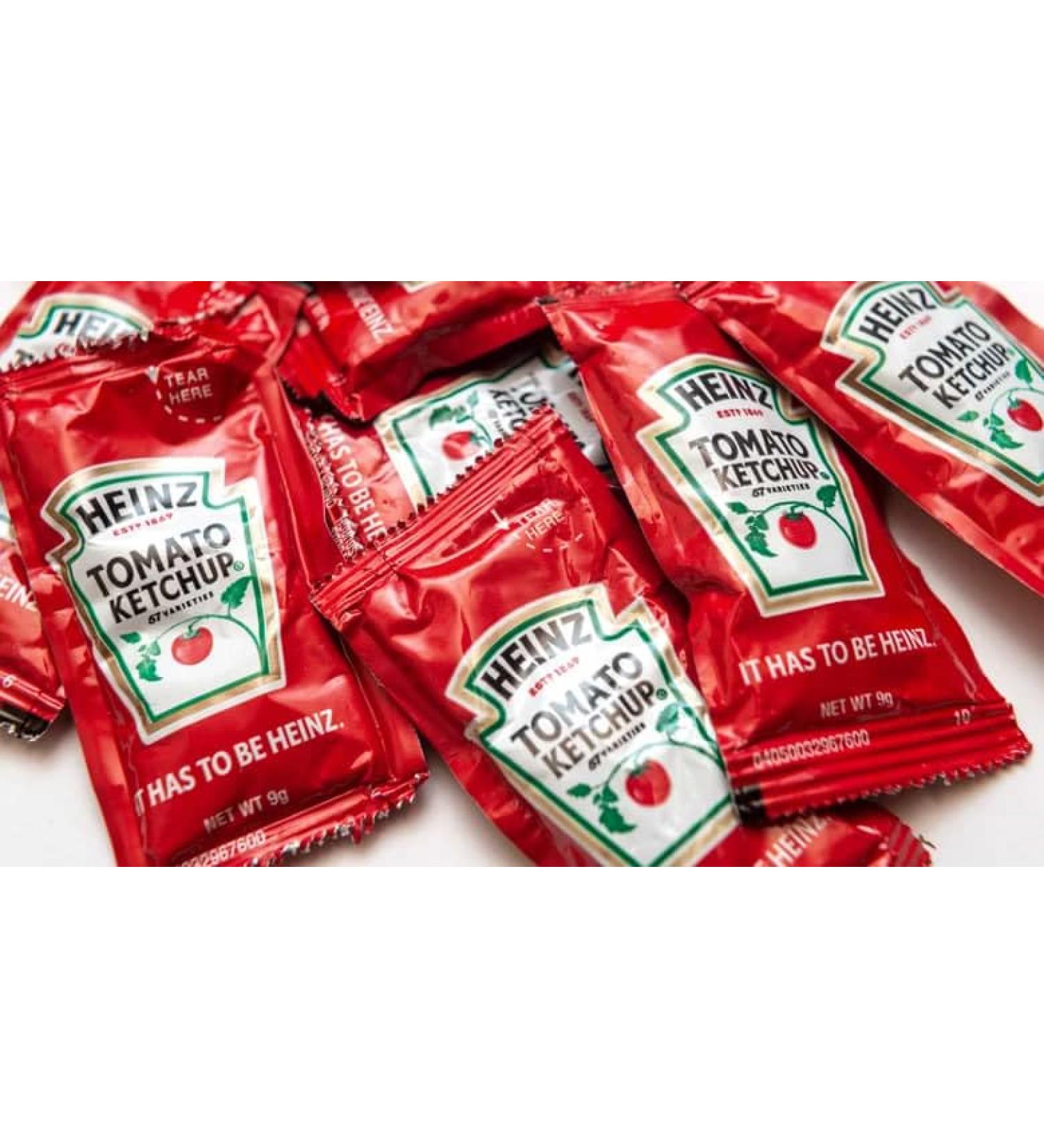 Heinz Tomato Ketchup - 25 Sachets | Convenient Individual Packaging - Buy Online on GoSupps.com